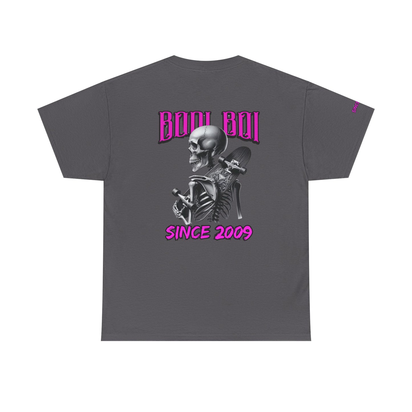 Boo Boi Graphic Tee - Unisex Heavy Cotton Shirt for Halloween, Casual Wear, Costume Parties, Spooky Vibes, Vintage Style, Skeleton Theme