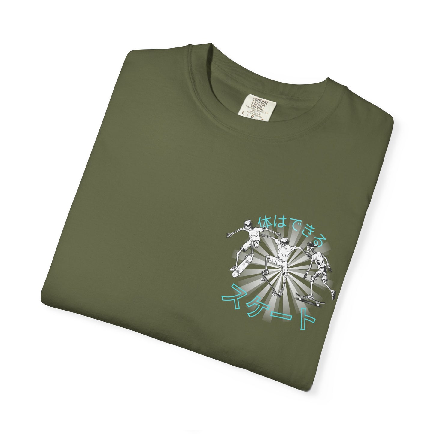 Japanese Skateboarding Design T-Shirt, Unisex Graphic Tee, Casual Streetwear, Gift for Skaters, Trendy Graphic T-Shirt, Funny Skate Shirt