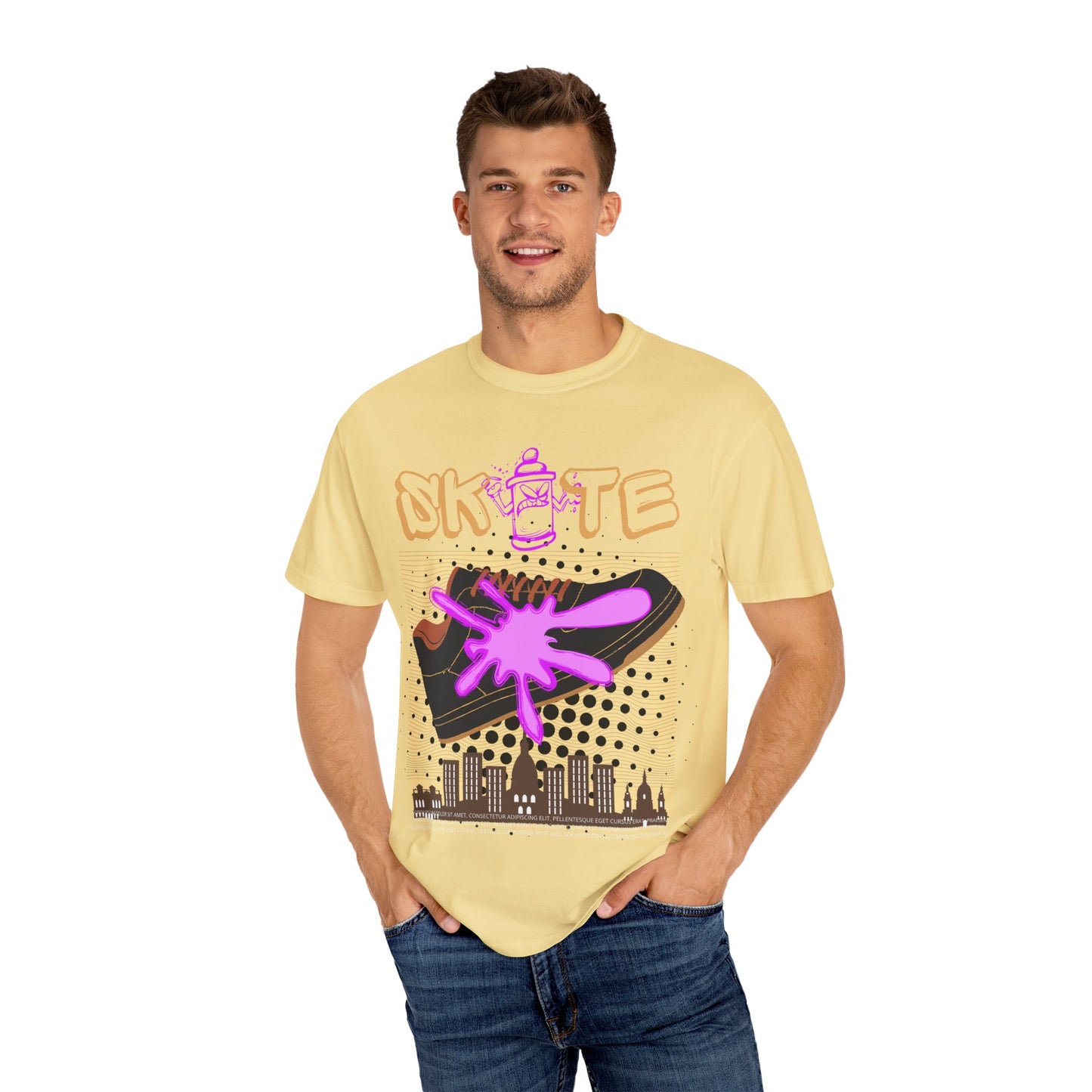 Unisex Skate-Inspired T-Shirt, Streetwear Tee, Graphic Apparel, Casual Wear, Gift for Skaters, Urban Style Shirt