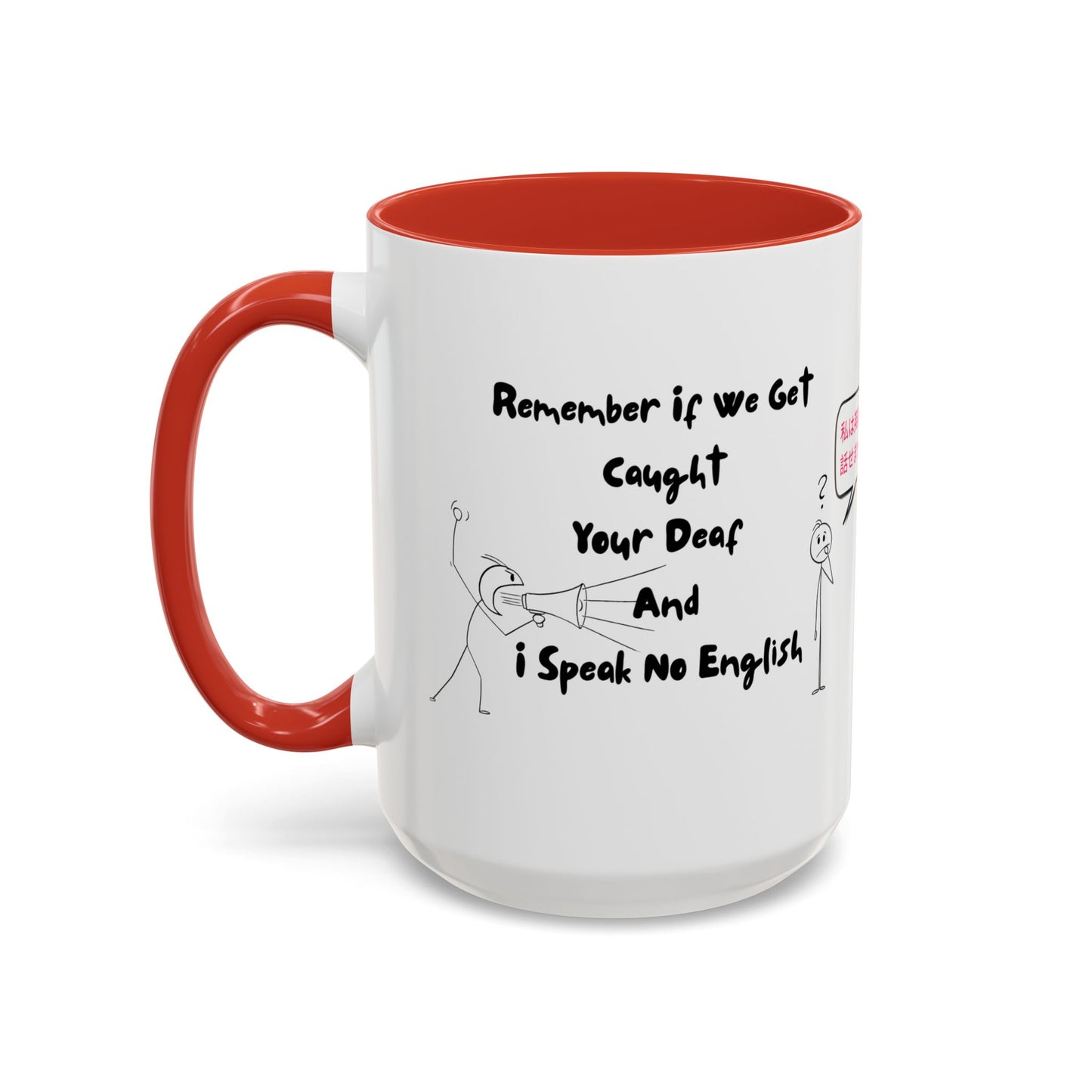 Humorous Accent Coffee Mug, Funny Gift for Language Lovers, Quirky Tea Mug, Cute Coffee Cup, Ideal for Friends, Family, or Students