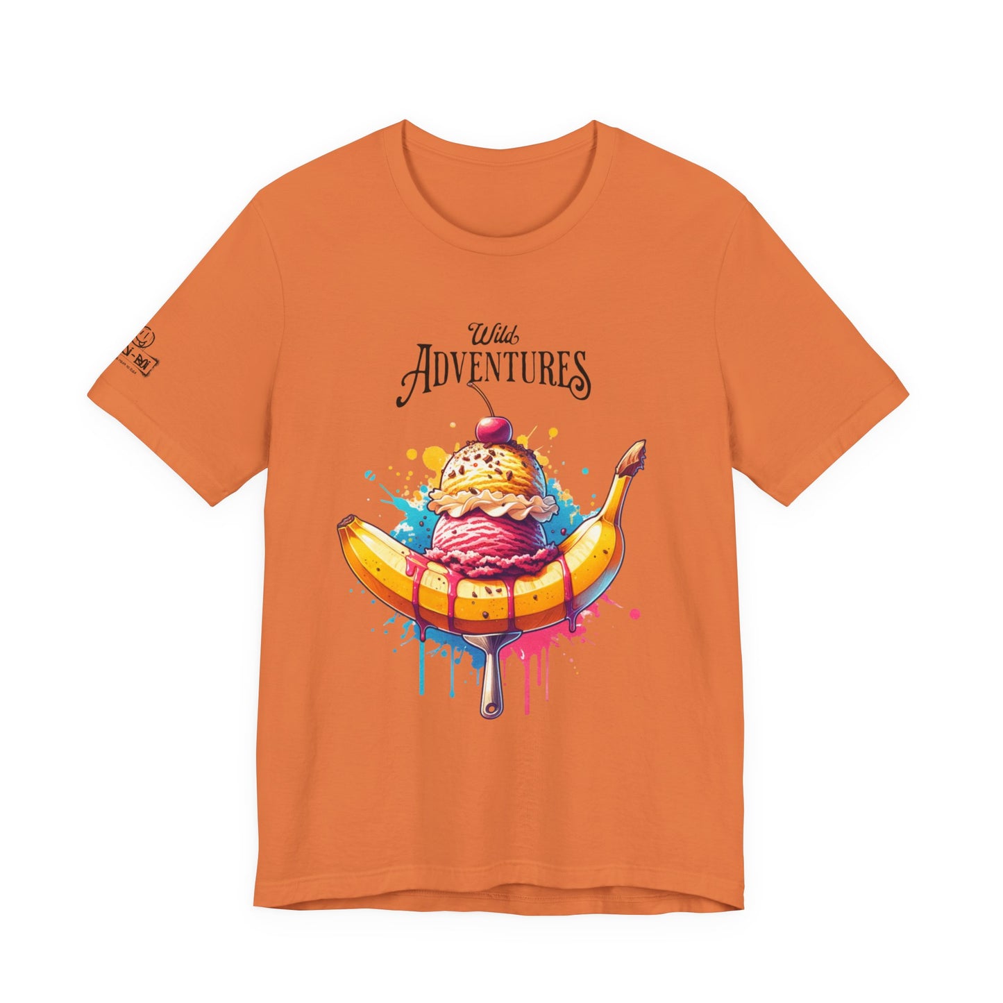 Fun Adventure Banana Split Tee, Ice Cream Lovers T-Shirt, Summer Vibes Shirt, Foodie Gift, Casual Unisex Tee