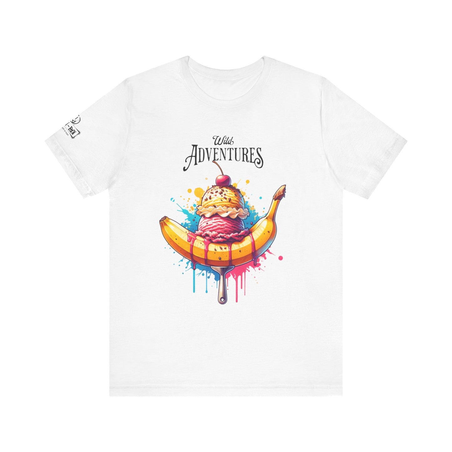 Fun Adventure Banana Split Tee, Ice Cream Lovers T-Shirt, Summer Vibes Shirt, Foodie Gift, Casual Unisex Tee