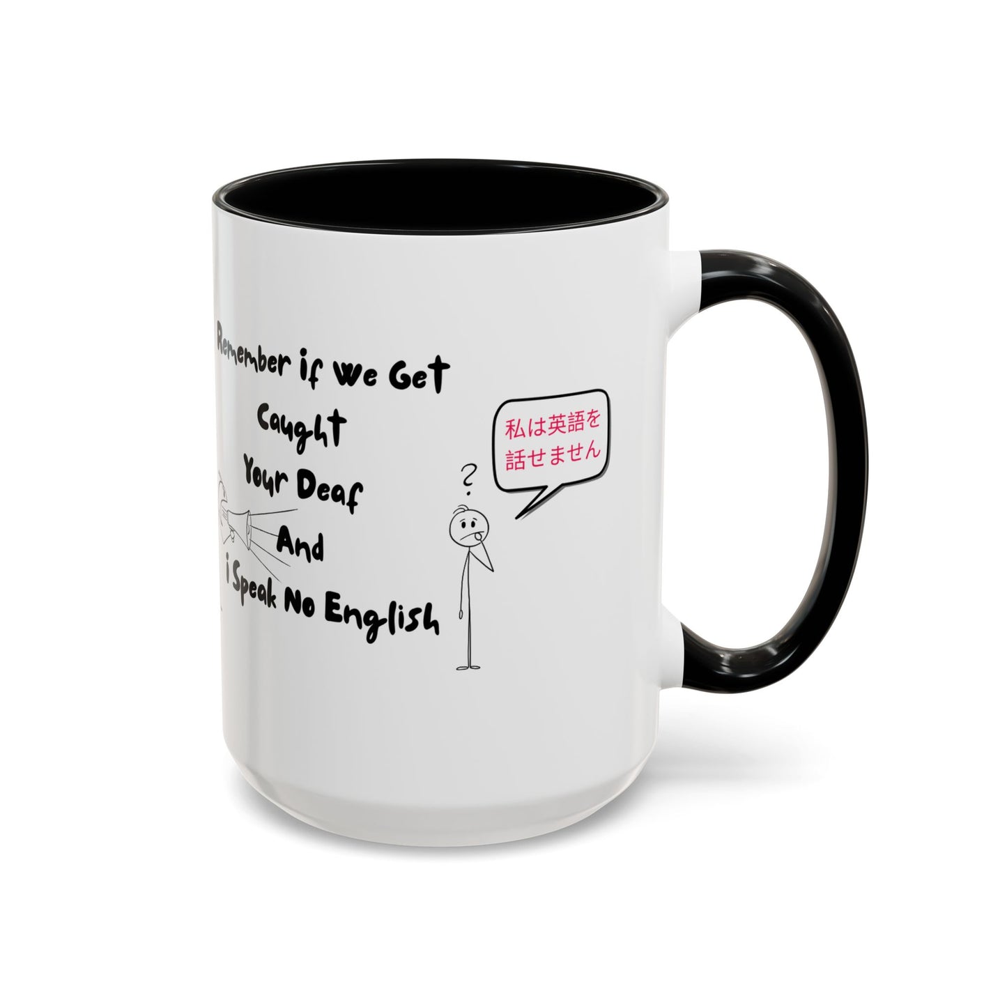 Humorous Accent Coffee Mug, Funny Gift for Language Lovers, Quirky Tea Mug, Cute Coffee Cup, Ideal for Friends, Family, or Students