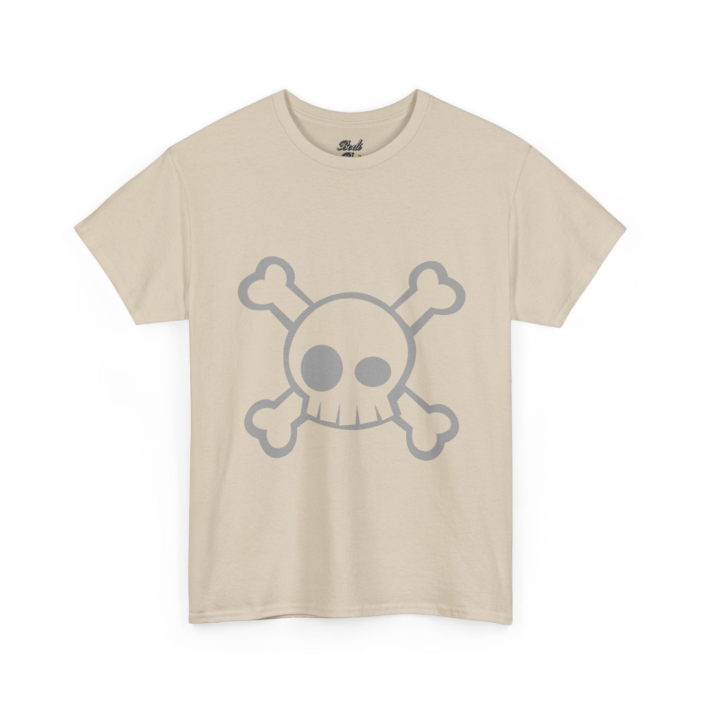 Skull & Bear Graphic Tee, Unisex Heavy Cotton Shirt for Casual Wear, Gift for Birthdays, Halloween, Gothic Tee, Cool Tee, Bear Lover Gift,