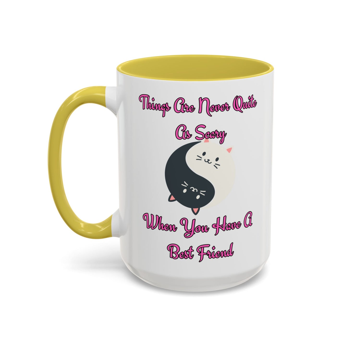 Cute Best Friend Coffee Mug | Colorful Ceramic Mug for Friendship | Gift for Besties, Birthdays, Friendship Day, Cute Mug