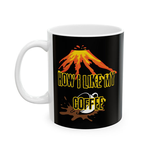 Coffee Lover's Ceramic Mug: Perfect Gift for Coffee Addicts, Birthday, Holiday, Customizable Drinkware, Funny Coffee Quote