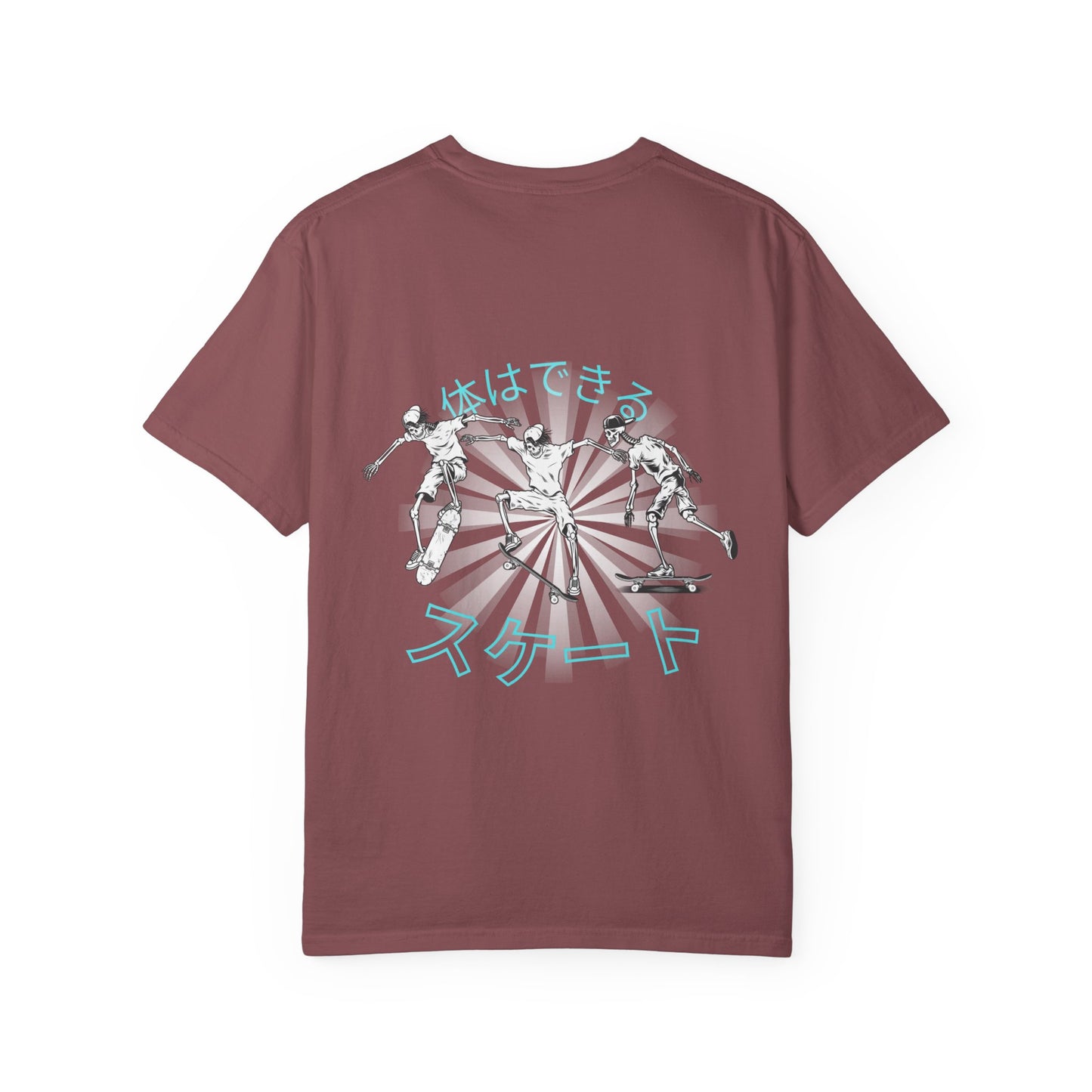 Japanese Skateboarding Design T-Shirt, Unisex Graphic Tee, Casual Streetwear, Gift for Skaters, Trendy Graphic T-Shirt, Funny Skate Shirt