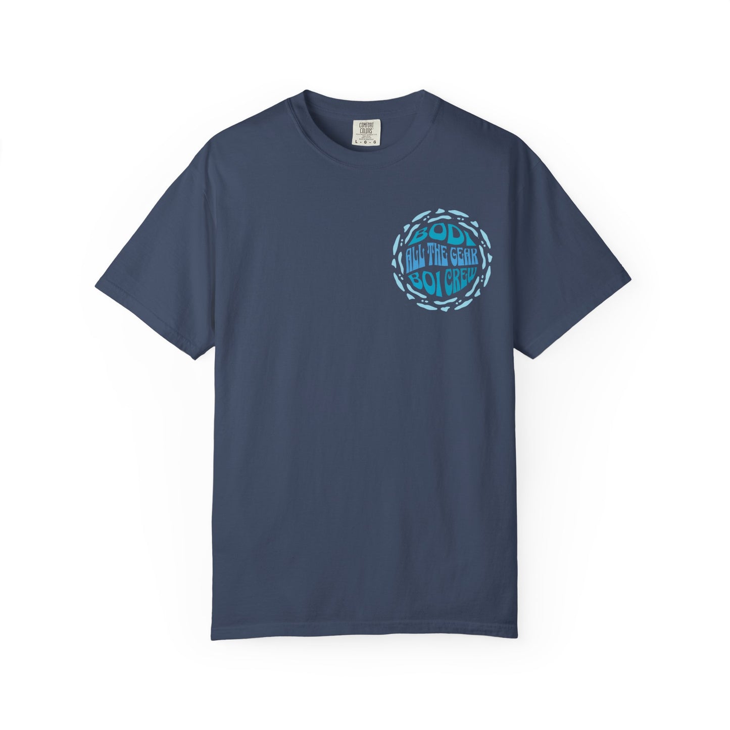 Bodi Gear Crew T-Shirt | Unisex Casual Graphic Tee for Outdoor Adventures, Gift for Him, Retro Style, Summer Vibe, Relaxed Fit