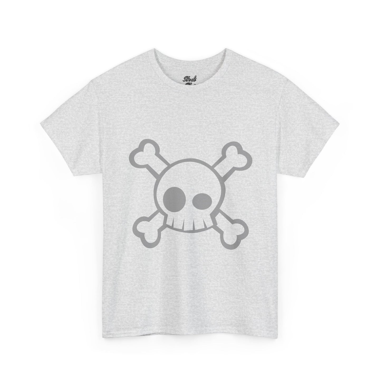 Skull & Bear Graphic Tee, Unisex Heavy Cotton Shirt for Casual Wear, Gift for Birthdays, Halloween, Gothic Tee, Cool Tee, Bear Lover Gift,