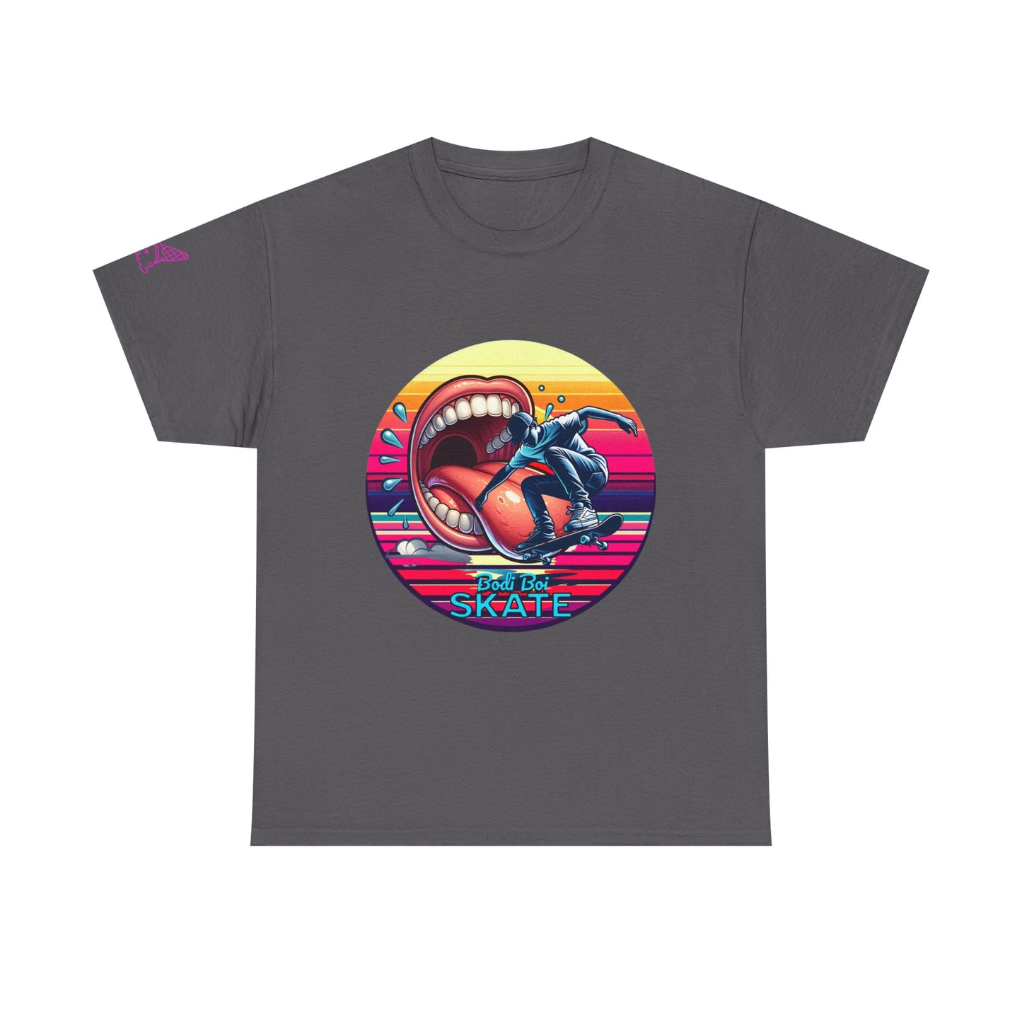 Retro Skate Graphic Tee, Fun Streetwear, Unisex Cotton Shirt for Skaters, Gift for Skate Lovers, Men's and Women's Tee