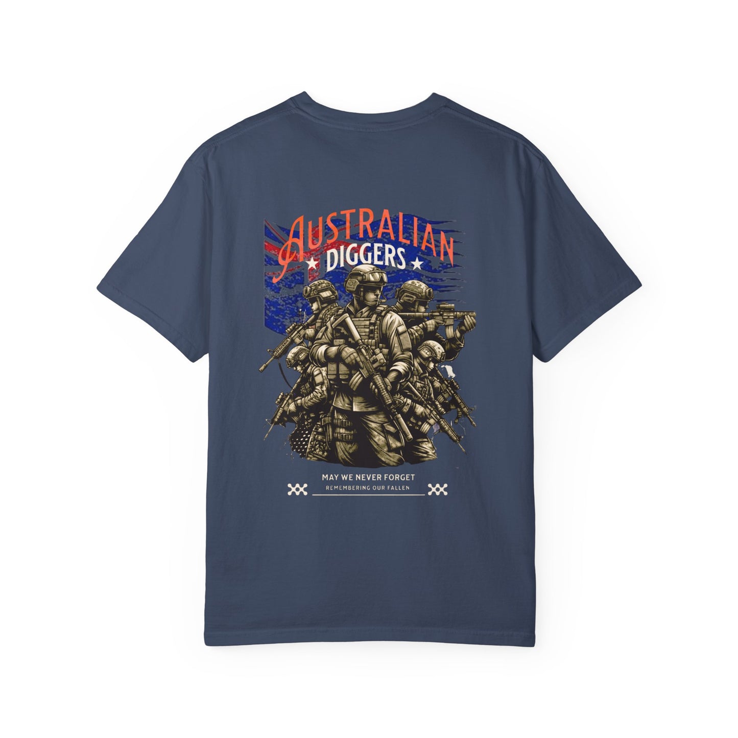 Unisex Garment-Dyed T-Shirt | Australian Diggers Tribute Tee, Military Remembrance Shirt, Heritage Apparel, Veterans Day Gift, Casual [...]