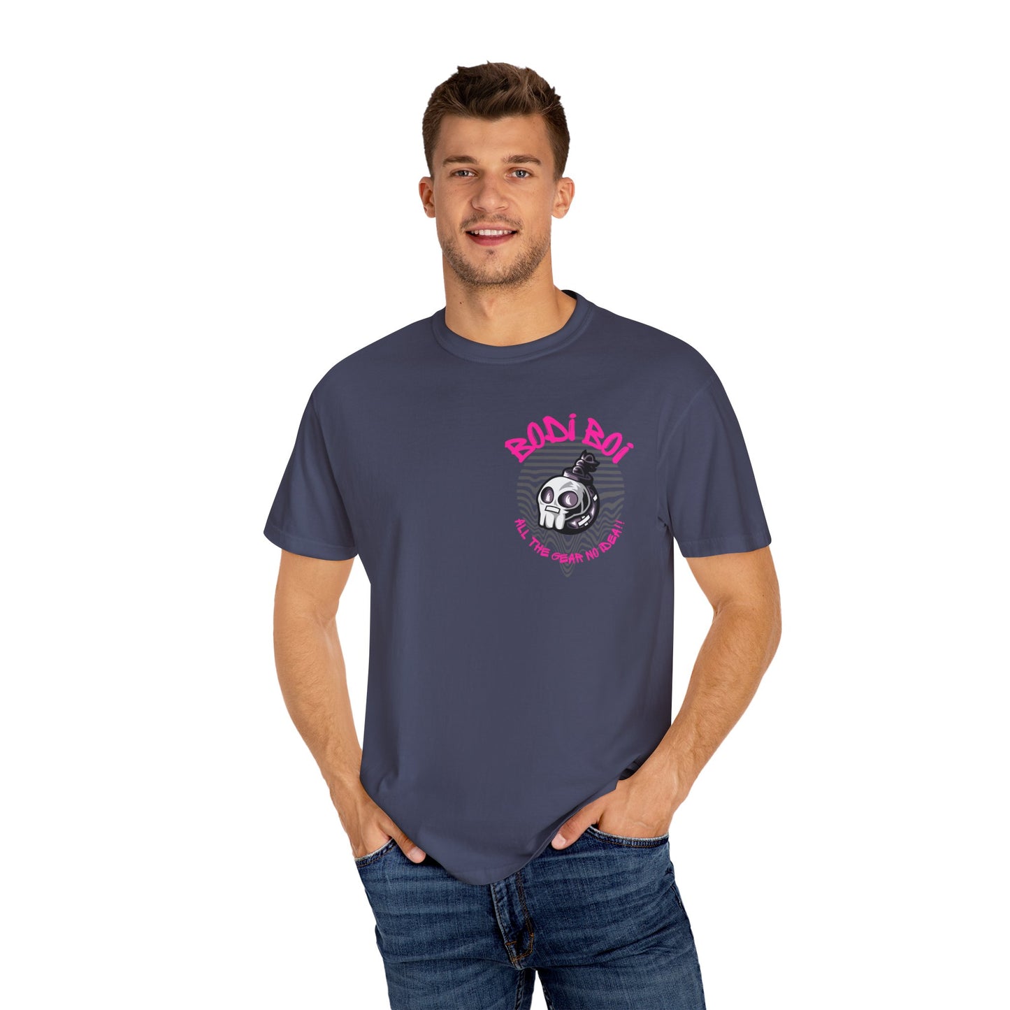 Bodi Boi Skull Graphic Unisex T-Shirt | Edgy Streetwear, Gothic Tee, Gift for Him, Halloween Apparel, Casual Wear