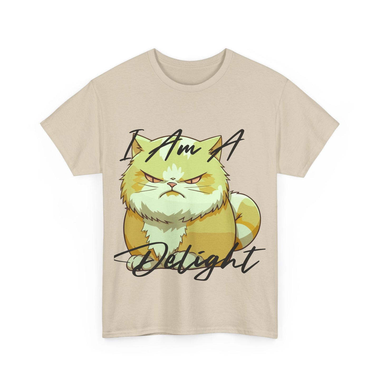 Funny Cat I'm a delight T-Shirt for Animal Lovers, Comfortable Cotton Tee, Gift for Cat Owners, Perfect for Casual Wear, I Am A Delight Tee, Gift [...]