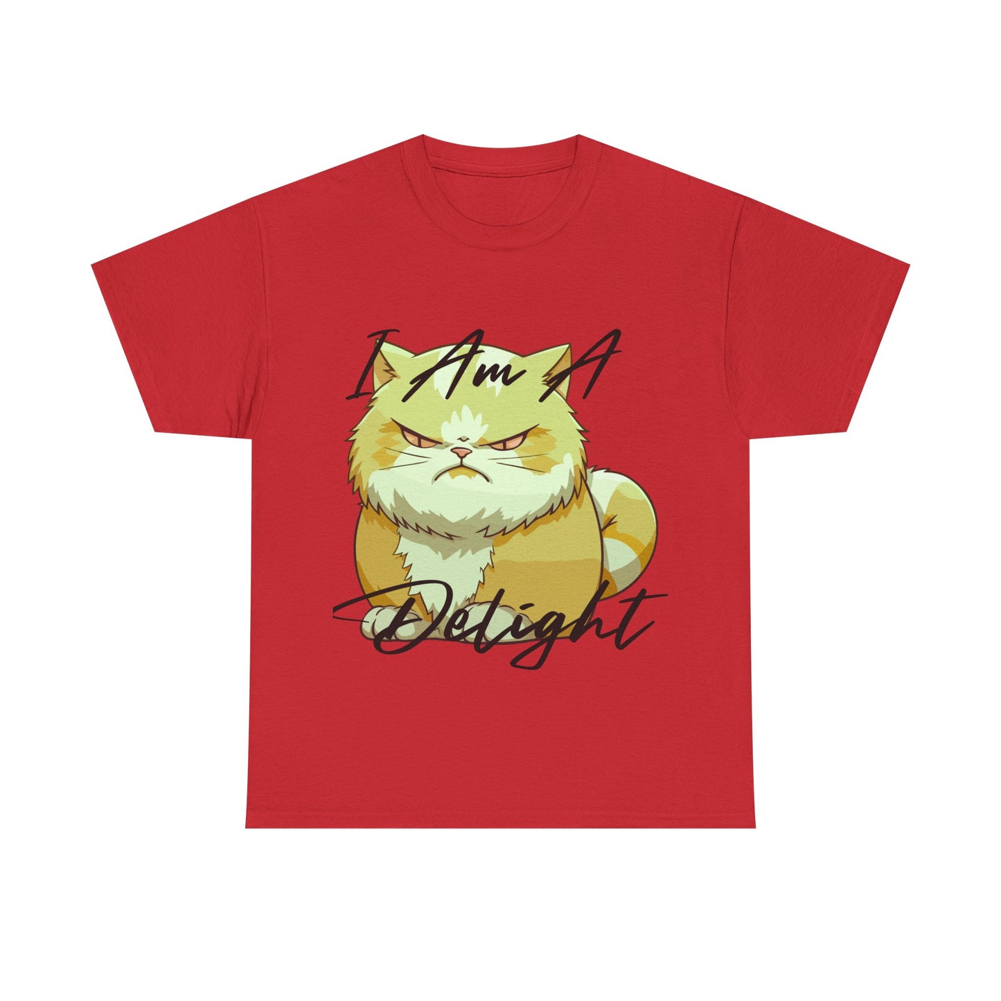 Funny Cat I'm a delight T-Shirt for Animal Lovers, Comfortable Cotton Tee, Gift for Cat Owners, Perfect for Casual Wear, I Am A Delight Tee, Gift [...]