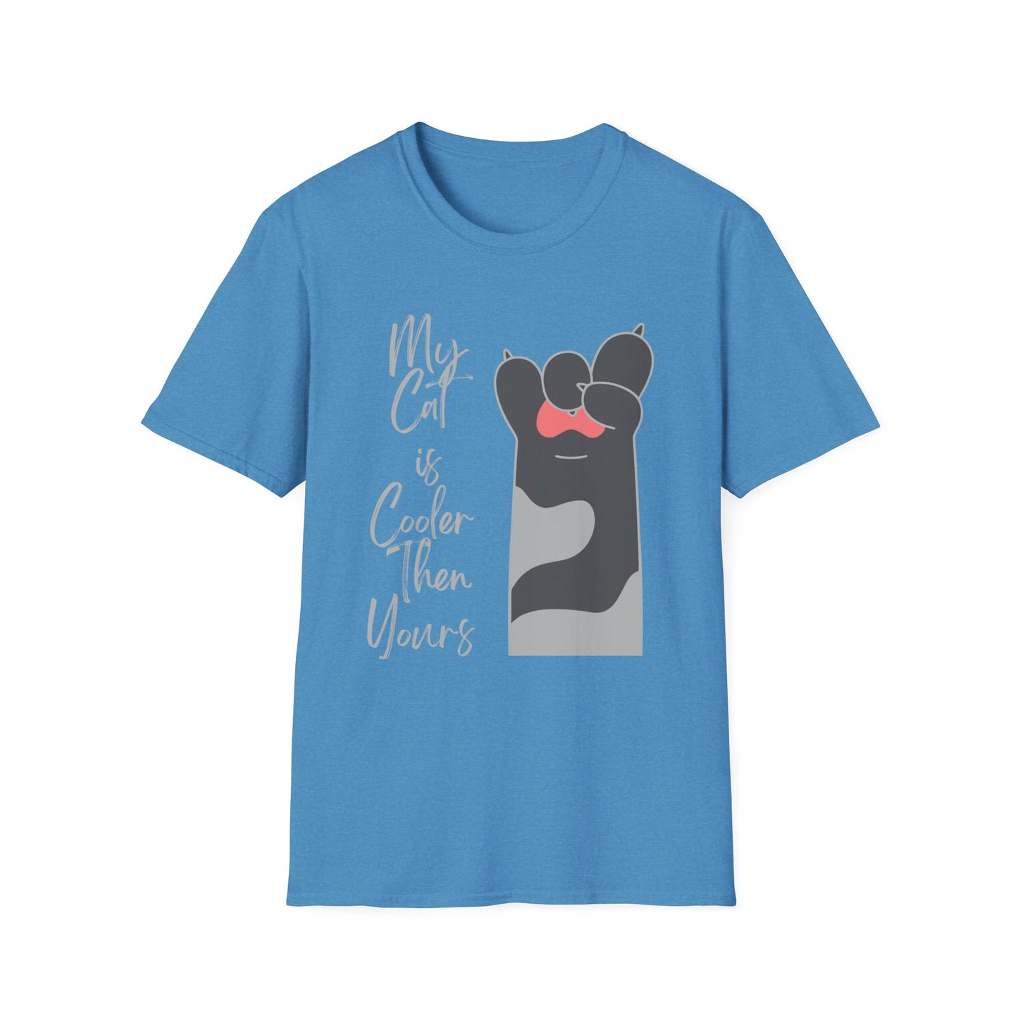 Cat Lover my cat is cooler Unisex T-Shirt: My Cat is Cooler Than Yours, Gift for Pet Lovers, Funny Cat Tee, Animal Lover Apparel, Birthday Gift