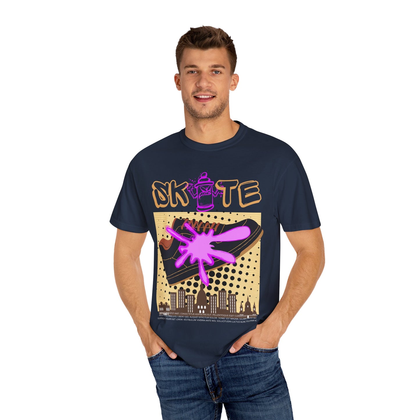 Unisex Skate-Inspired T-Shirt, Streetwear Tee, Graphic Apparel, Casual Wear, Gift for Skaters, Urban Style Shirt