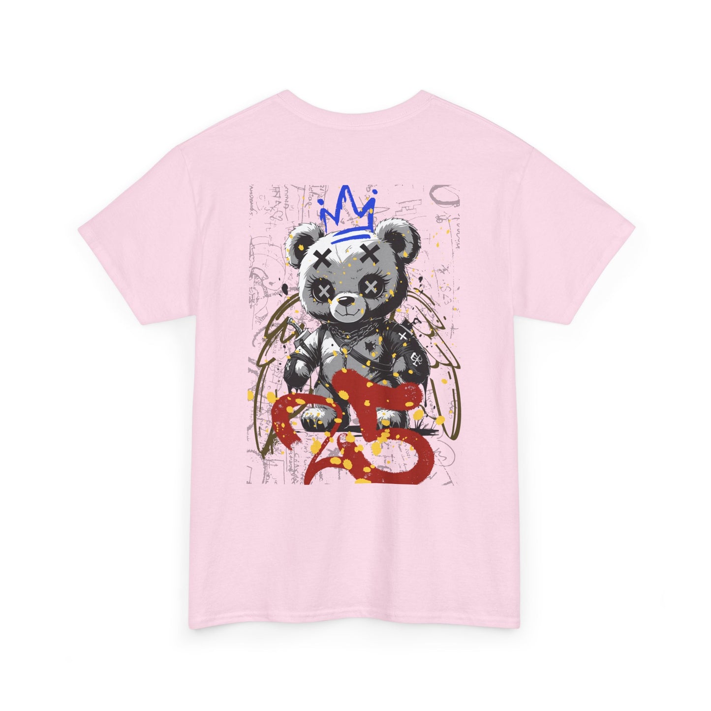 Skull & Bear Graphic Tee, Unisex Heavy Cotton Shirt for Casual Wear, Gift for Birthdays, Halloween, Gothic Tee, Cool Tee, Bear Lover Gift,