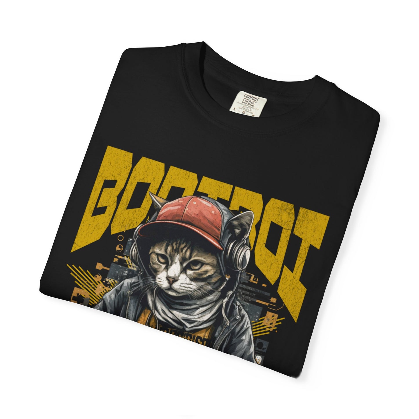 Bodi boi Unisex Vintage Style T-Shirt, Trendy Apparel for Cat Lovers, Casual Wear, Unique Gift Idea