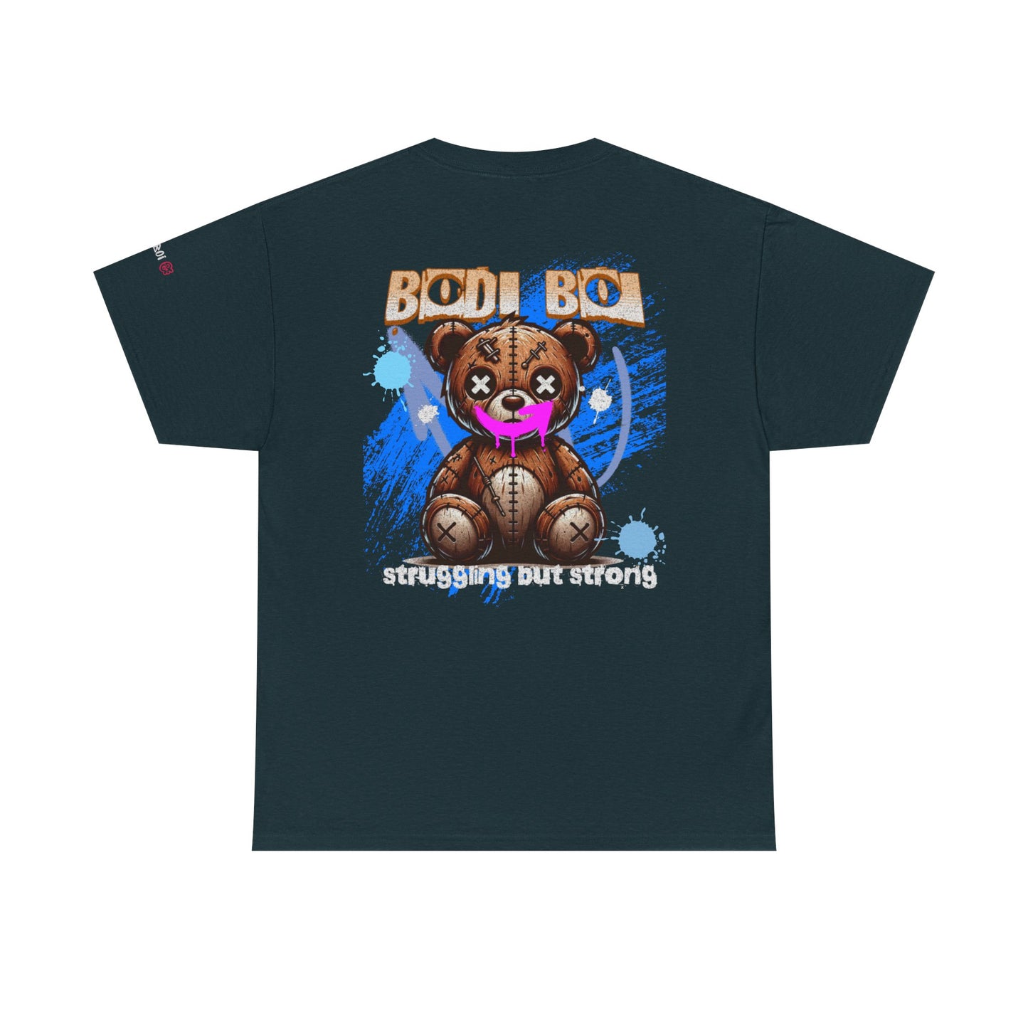 Unisex Heavy Cotton Tee with Playful Bear Design, Cute Graphic Tee for Everyday Wear, Fun Gift for Birthdays, Casual Fashion [...]