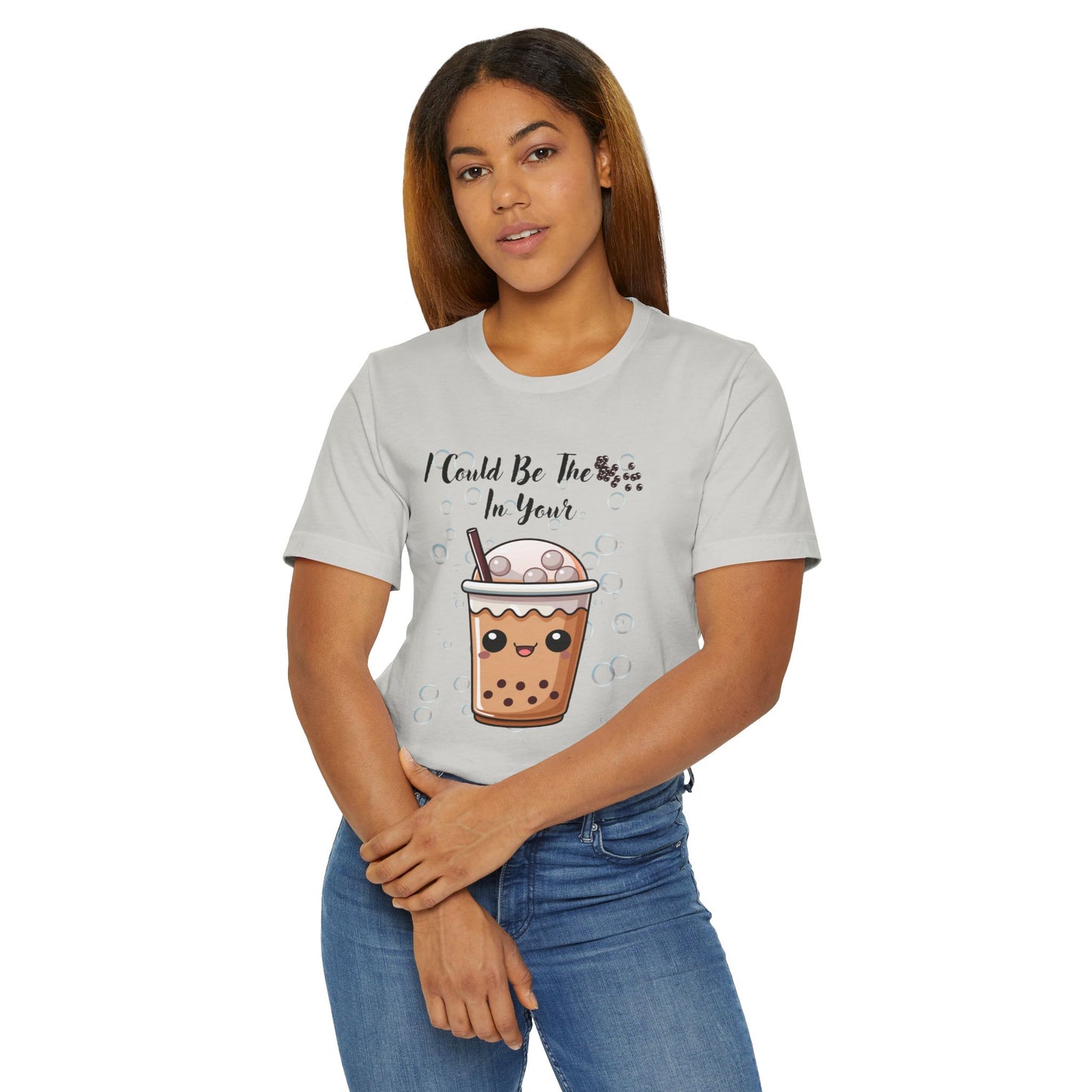Cute Bubble Tea T-Shirt, Funny Drink Tee, Gift for Tea Lovers, Unisex Casual Shirt, Trendy Summer Wear, Coffee Addict Top