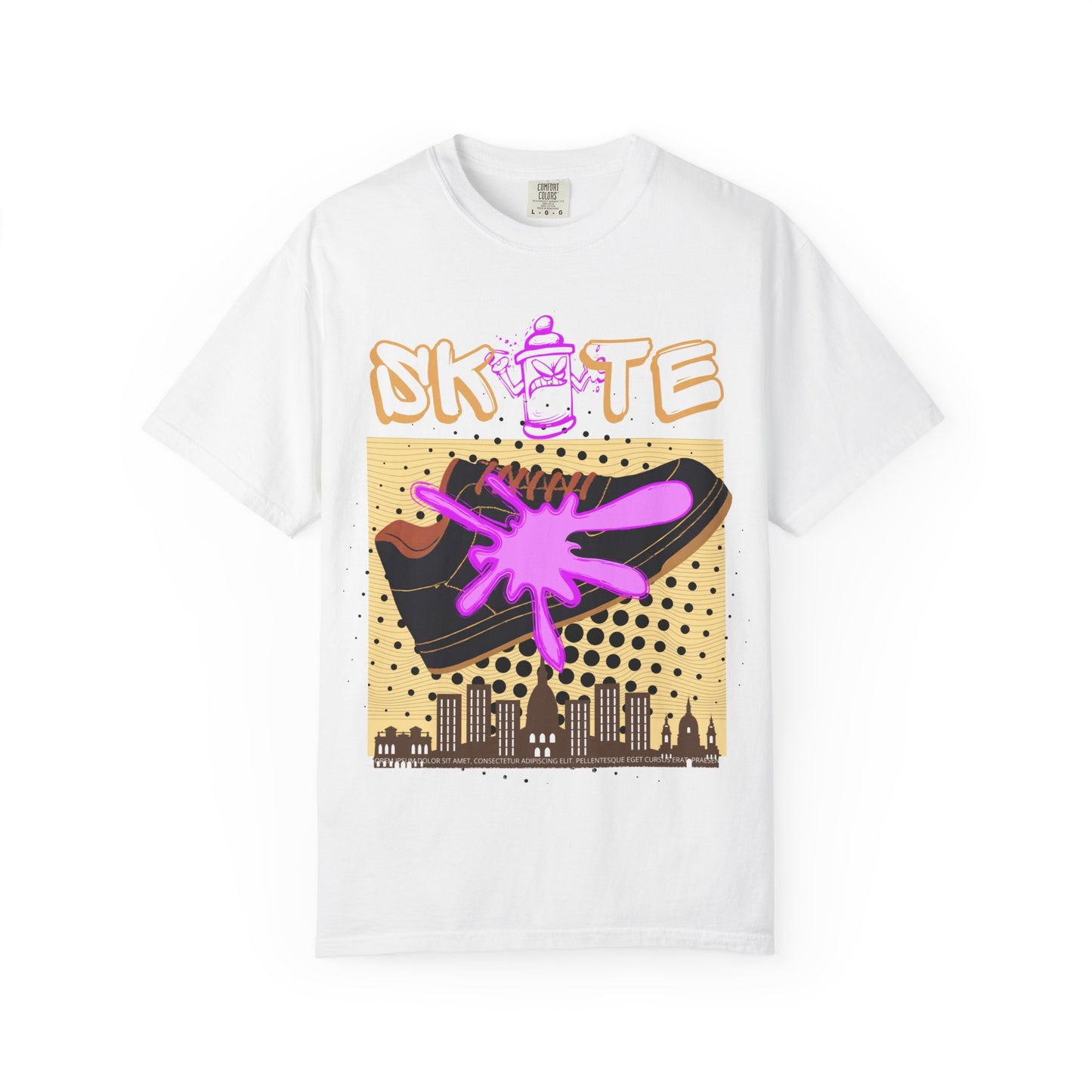 Unisex Skate-Inspired T-Shirt, Streetwear Tee, Graphic Apparel, Casual Wear, Gift for Skaters, Urban Style Shirt