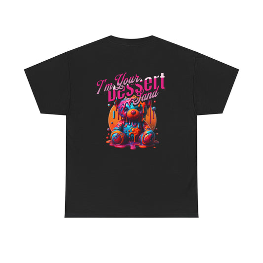 Whimsical Unisex Tee with Dessert Design, Fun Graphic Shirt for Parties, Casual Wear, Gift for Food Lovers, Cute Apparel