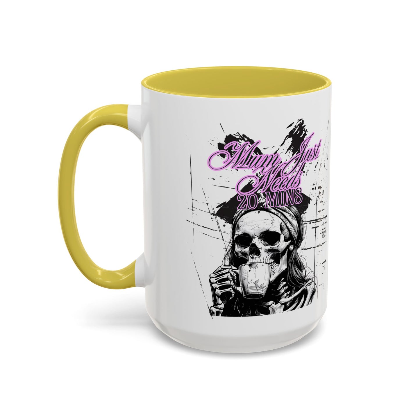 Mum Just Needs 20 min | Perfect for Coffee Lovers, Halloween Decor, Gift for Her, Unique Homeware, Fun Office Mug