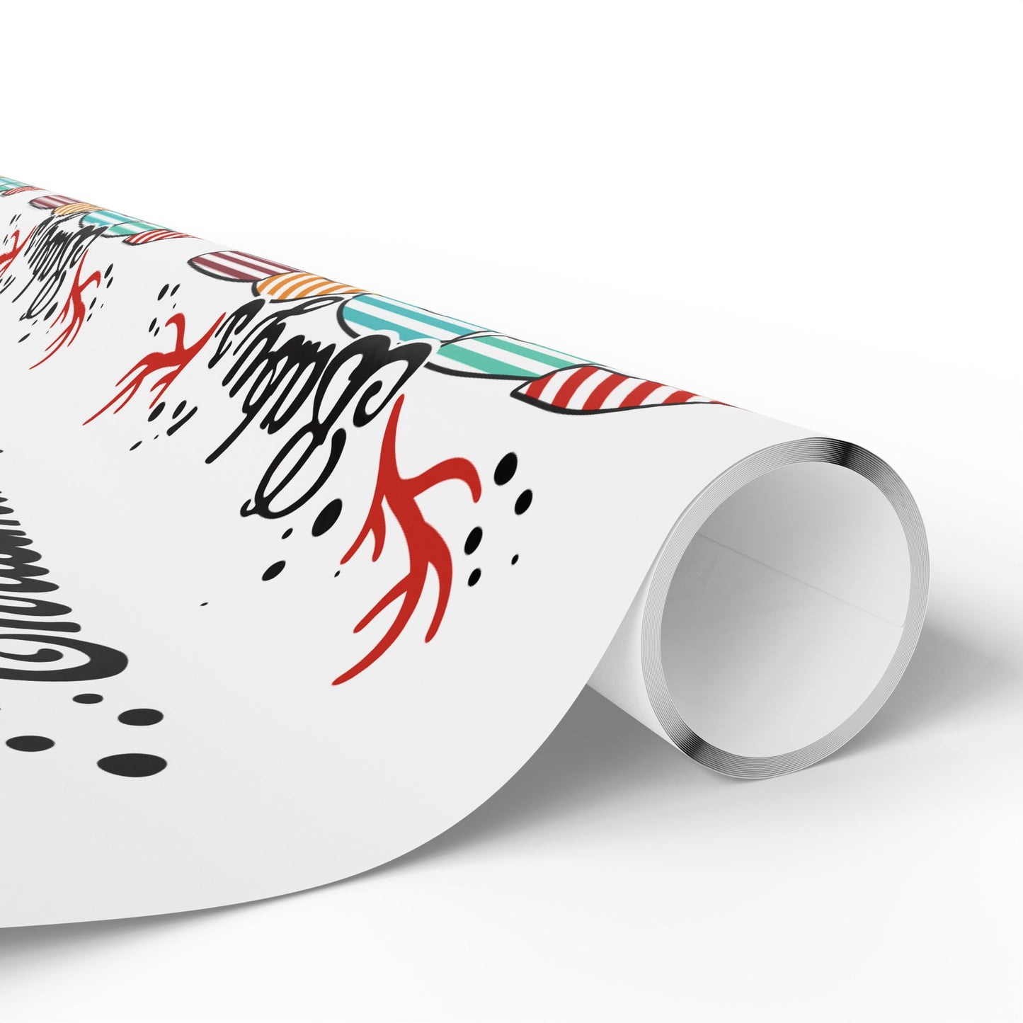 Frist Xmas, Festive Wrapping Paper for Gifts, Christmas, Birthdays, Weddings, Special Occasions