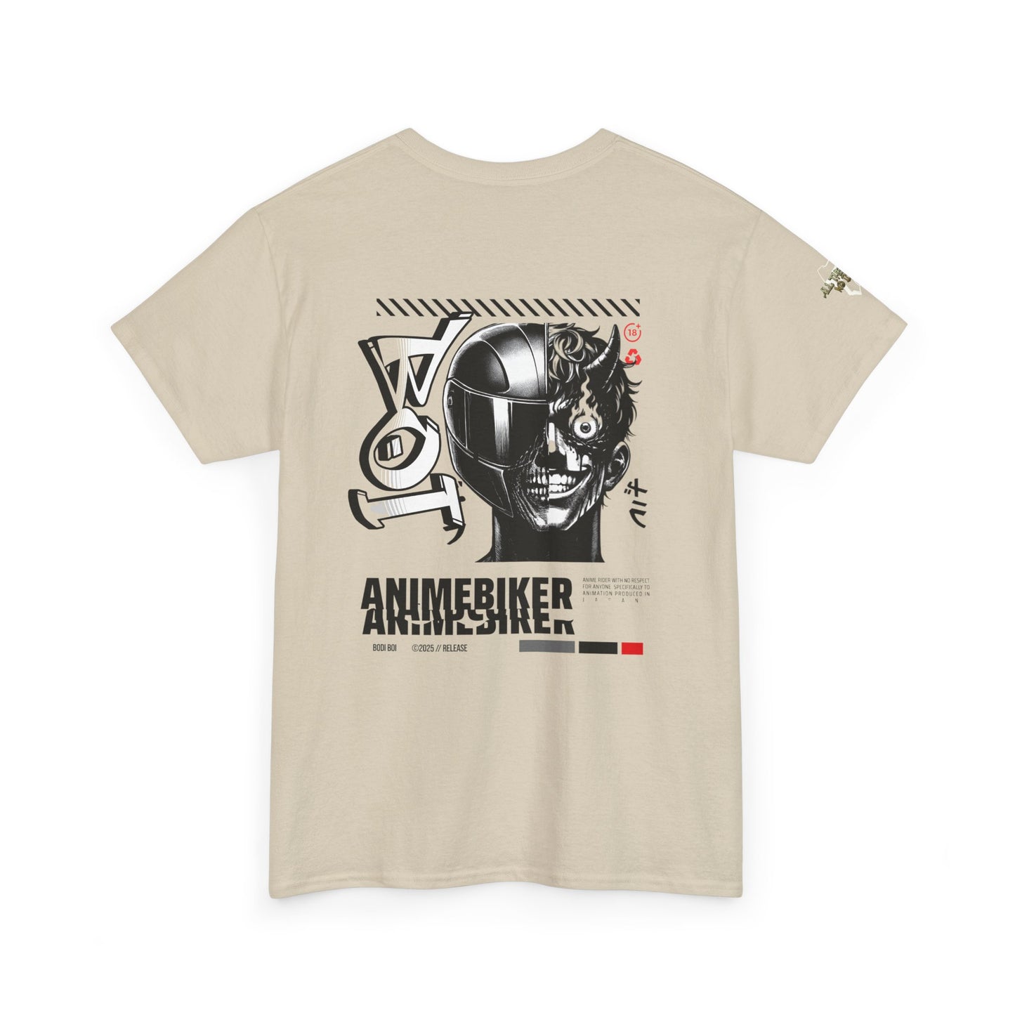 Anime-Inspired Unisex Heavy Cotton Tee | Casual Streetwear | Gift for Gamers, Anime Lovers, Unique Graphic Tee, Everyday Fashion