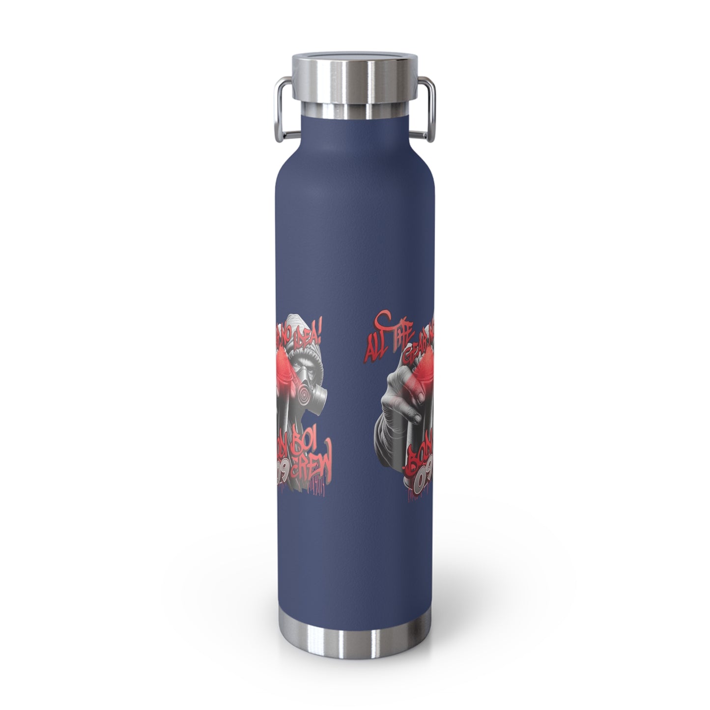Stylish Insulated Water Bottle with Motivational Design, 22oz, Fitness Hydration, Gym Gear, Eco-Friendly Gift, Inspirational Water Bottle