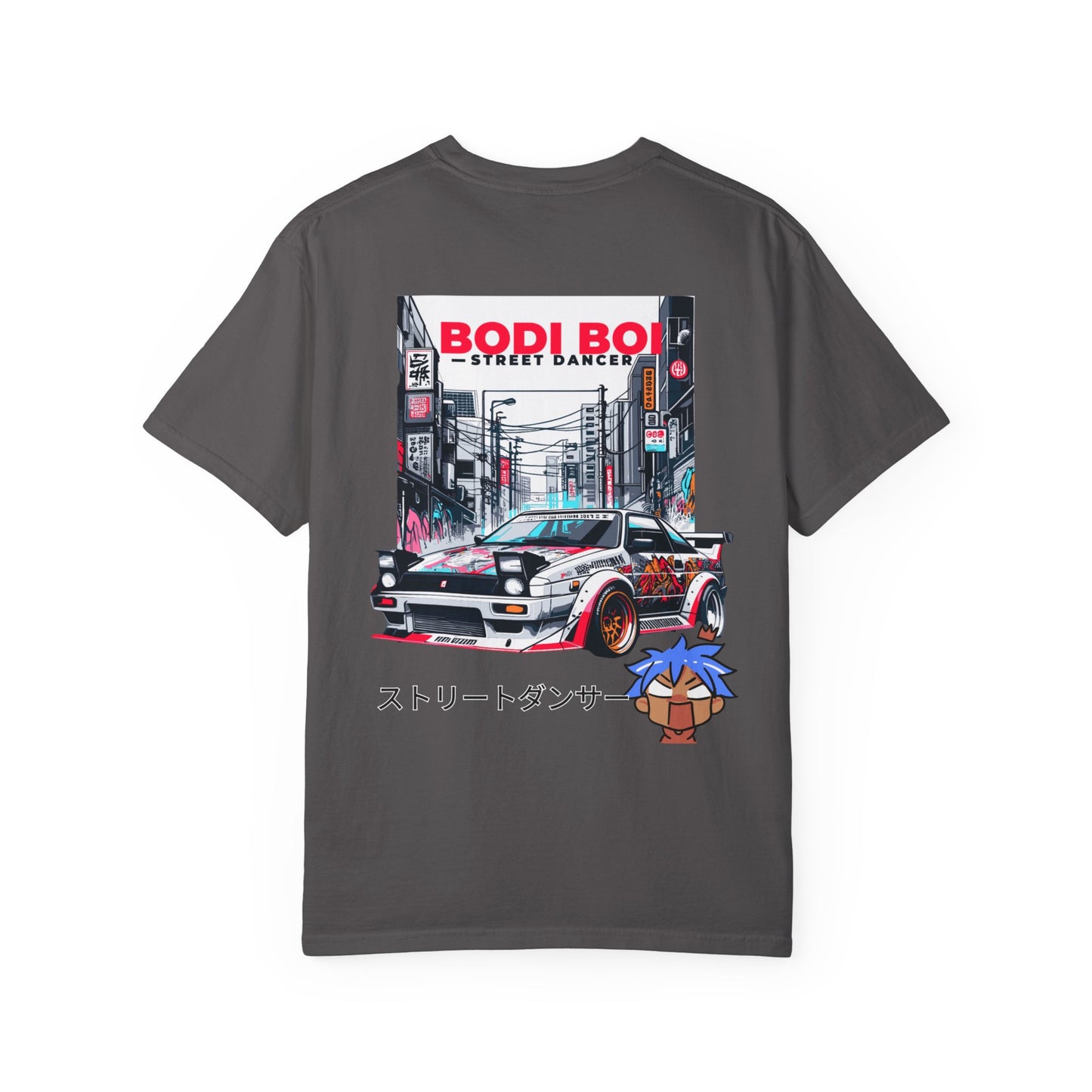 Bodi boi Street-Inspired Unisex T-Shirt for Dance and Car Enthusiasts