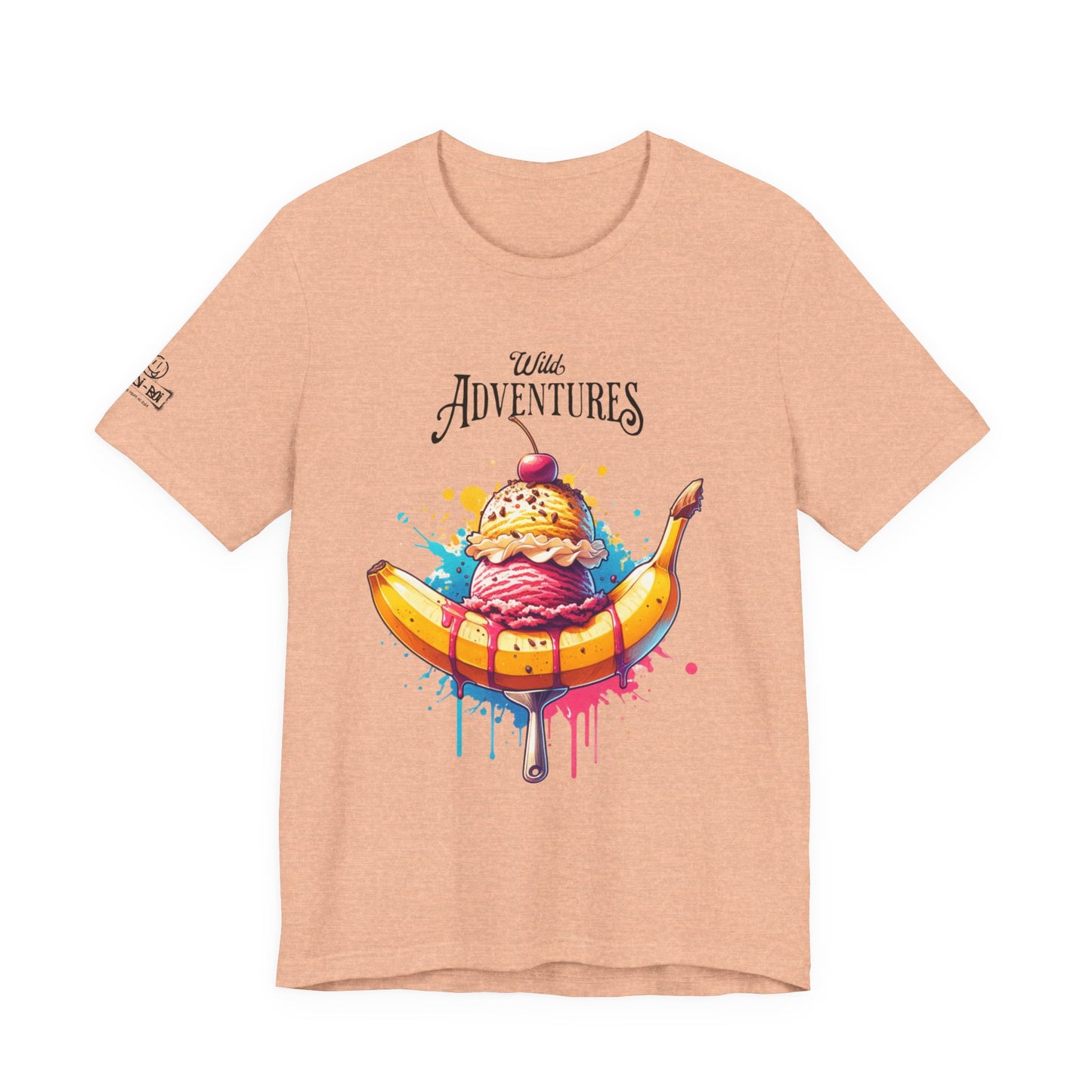 Fun Adventure Banana Split Tee, Ice Cream Lovers T-Shirt, Summer Vibes Shirt, Foodie Gift, Casual Unisex Tee