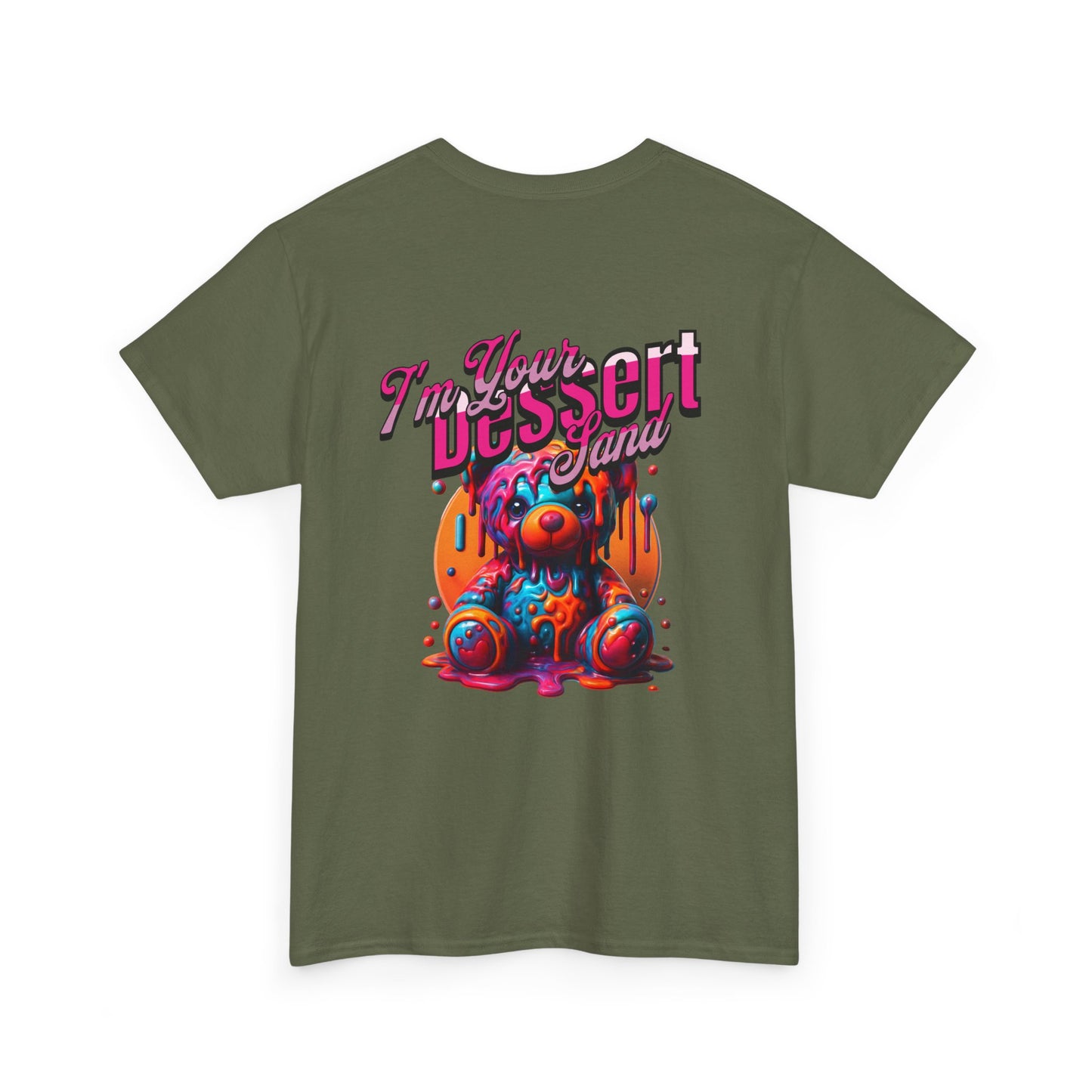 Whimsical Unisex Tee with Dessert Design, Fun Graphic Shirt for Parties, Casual Wear, Gift for Food Lovers, Cute Apparel