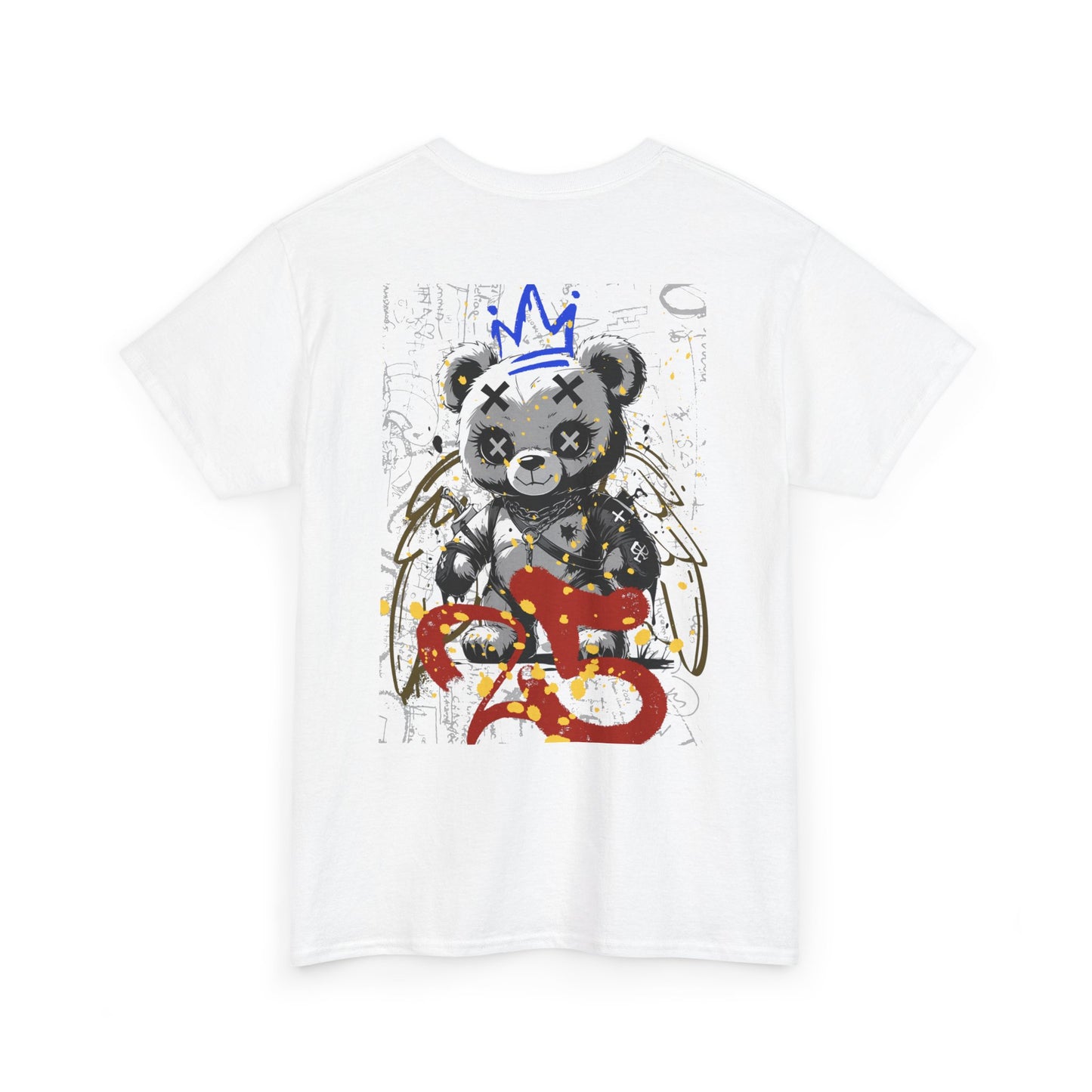 Skull & Bear Graphic Tee, Unisex Heavy Cotton Shirt for Casual Wear, Gift for Birthdays, Halloween, Gothic Tee, Cool Tee, Bear Lover Gift,