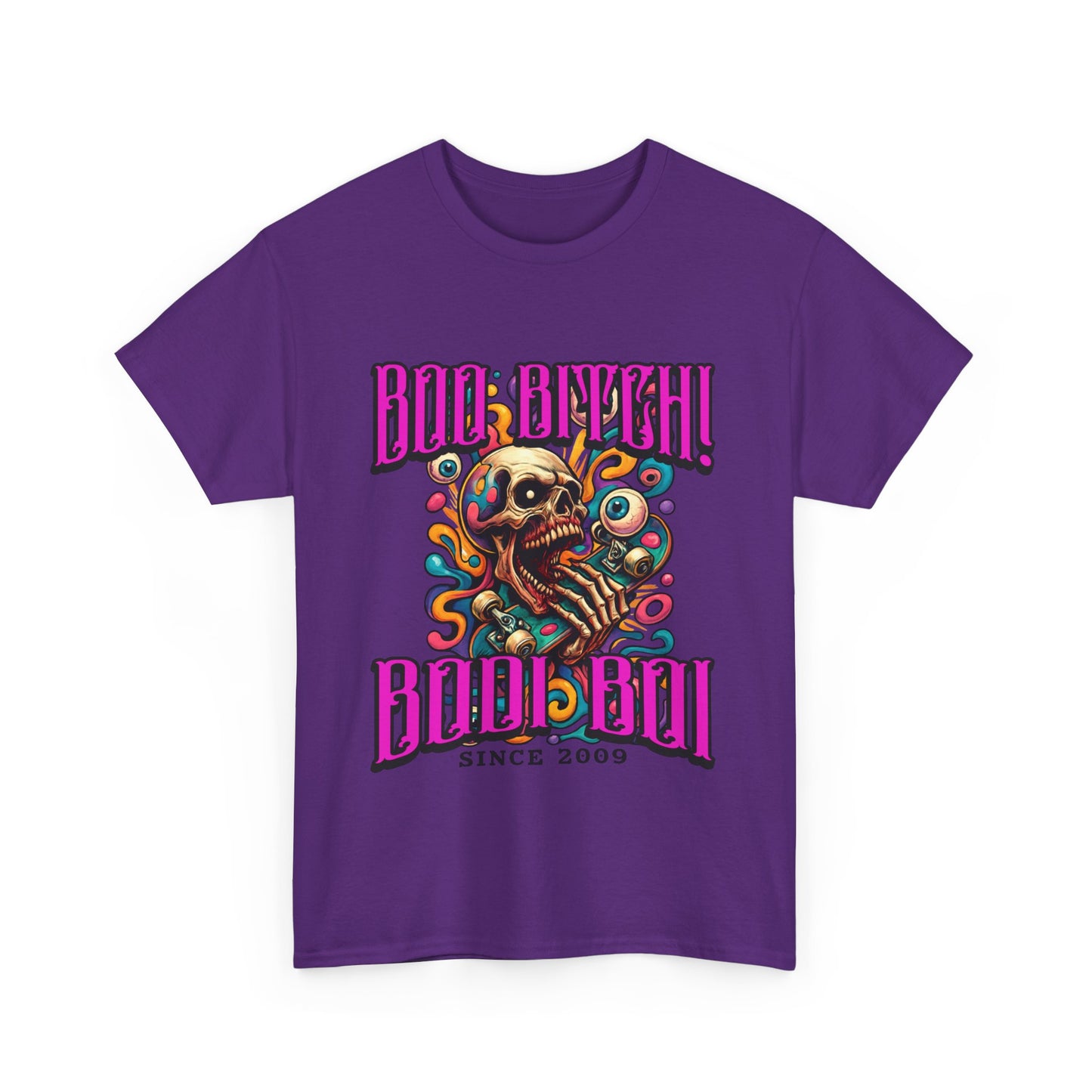 Skull Art Unisex Heavy Cotton Tee, Casual Wear, Graphic Tee, Festival Fashion, Unique Gift Idea, Everyday T-Shirt