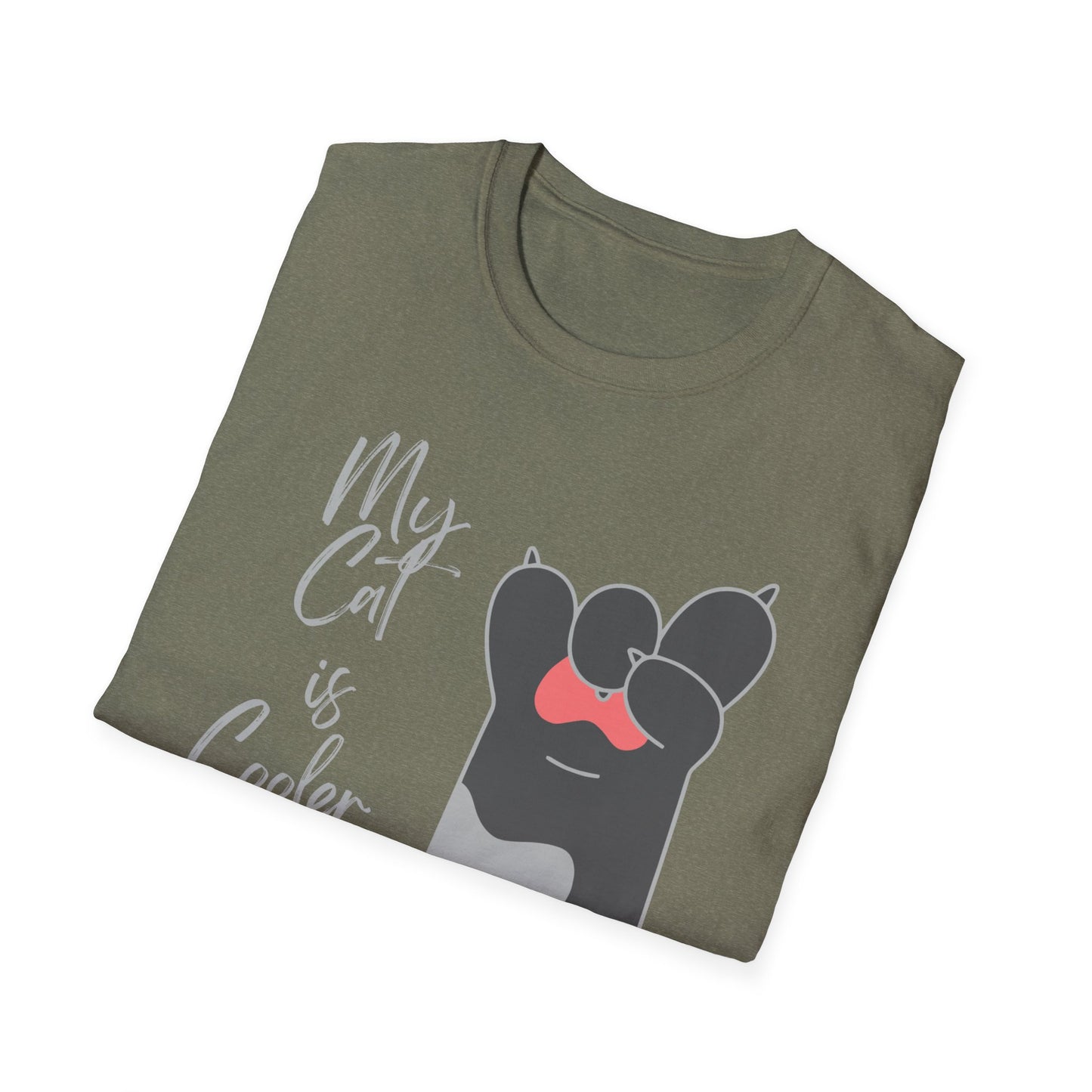 Cat Lover my cat is cooler Unisex T-Shirt: My Cat is Cooler Than Yours, Gift for Pet Lovers, Funny Cat Tee, Animal Lover Apparel, Birthday Gift