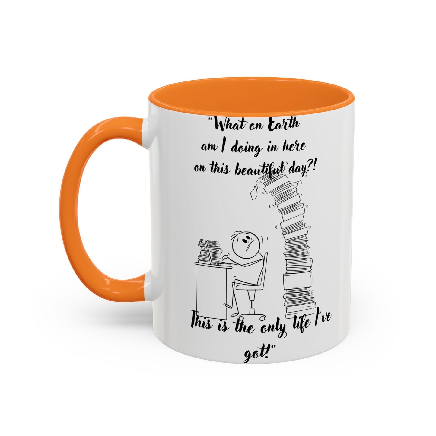 What am I doing here  Coffee Mug - Perfect for Writers, Students, and Book Lovers!