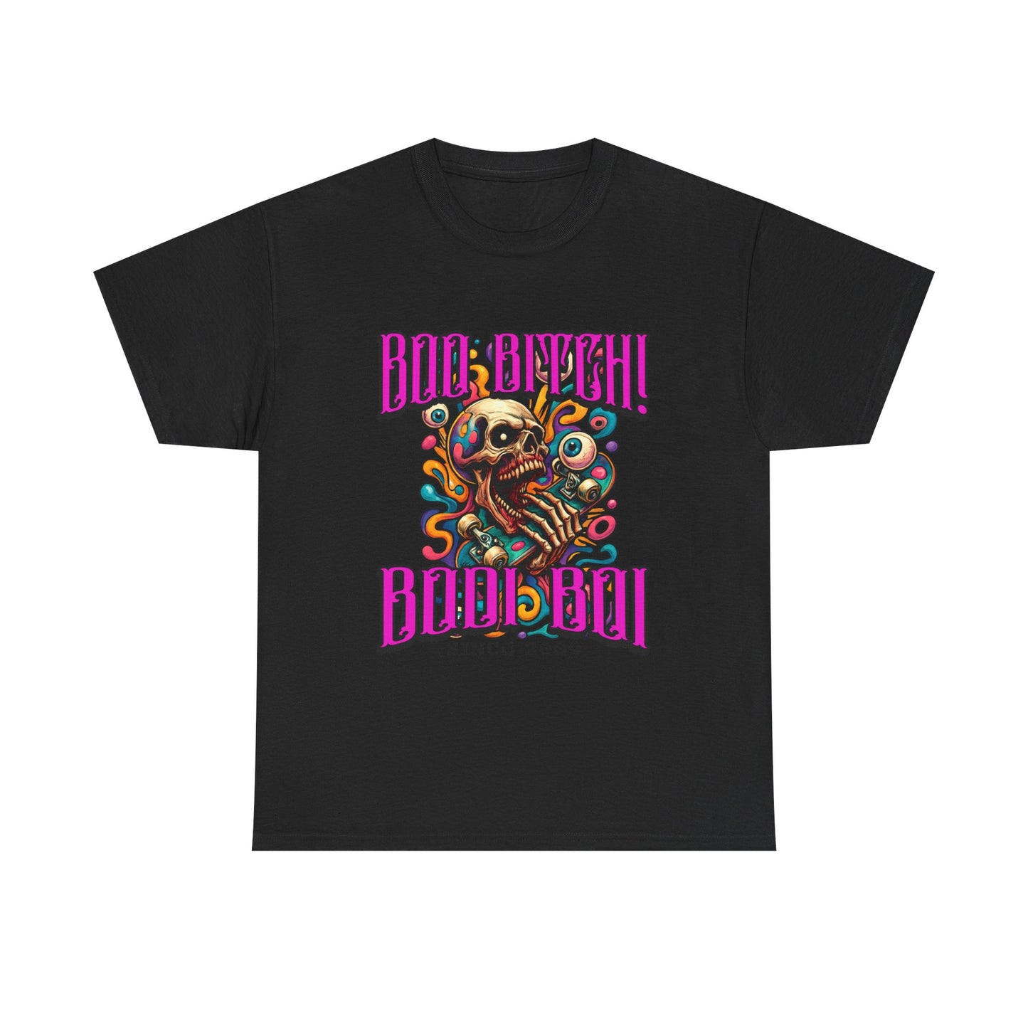 Skull Art Unisex Heavy Cotton Tee, Casual Wear, Graphic Tee, Festival Fashion, Unique Gift Idea, Everyday T-Shirt