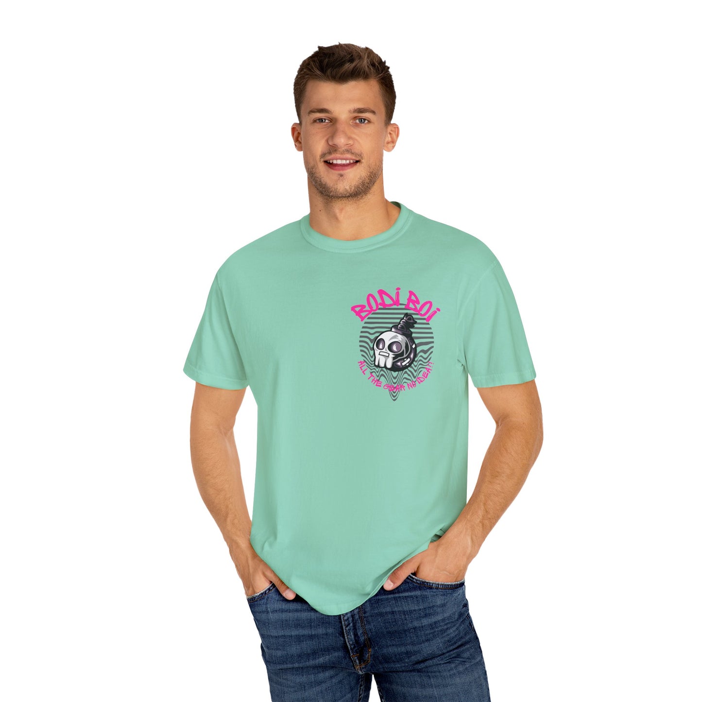 Bodi Boi Skull Graphic Unisex T-Shirt | Edgy Streetwear, Gothic Tee, Gift for Him, Halloween Apparel, Casual Wear