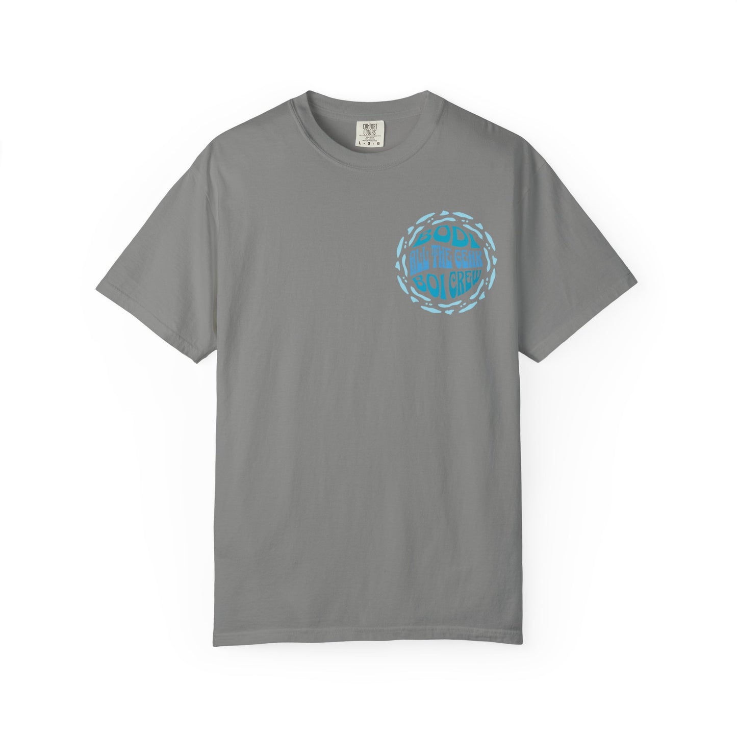 Bodi Gear Crew T-Shirt | Unisex Casual Graphic Tee for Outdoor Adventures, Gift for Him, Retro Style, Summer Vibe, Relaxed Fit