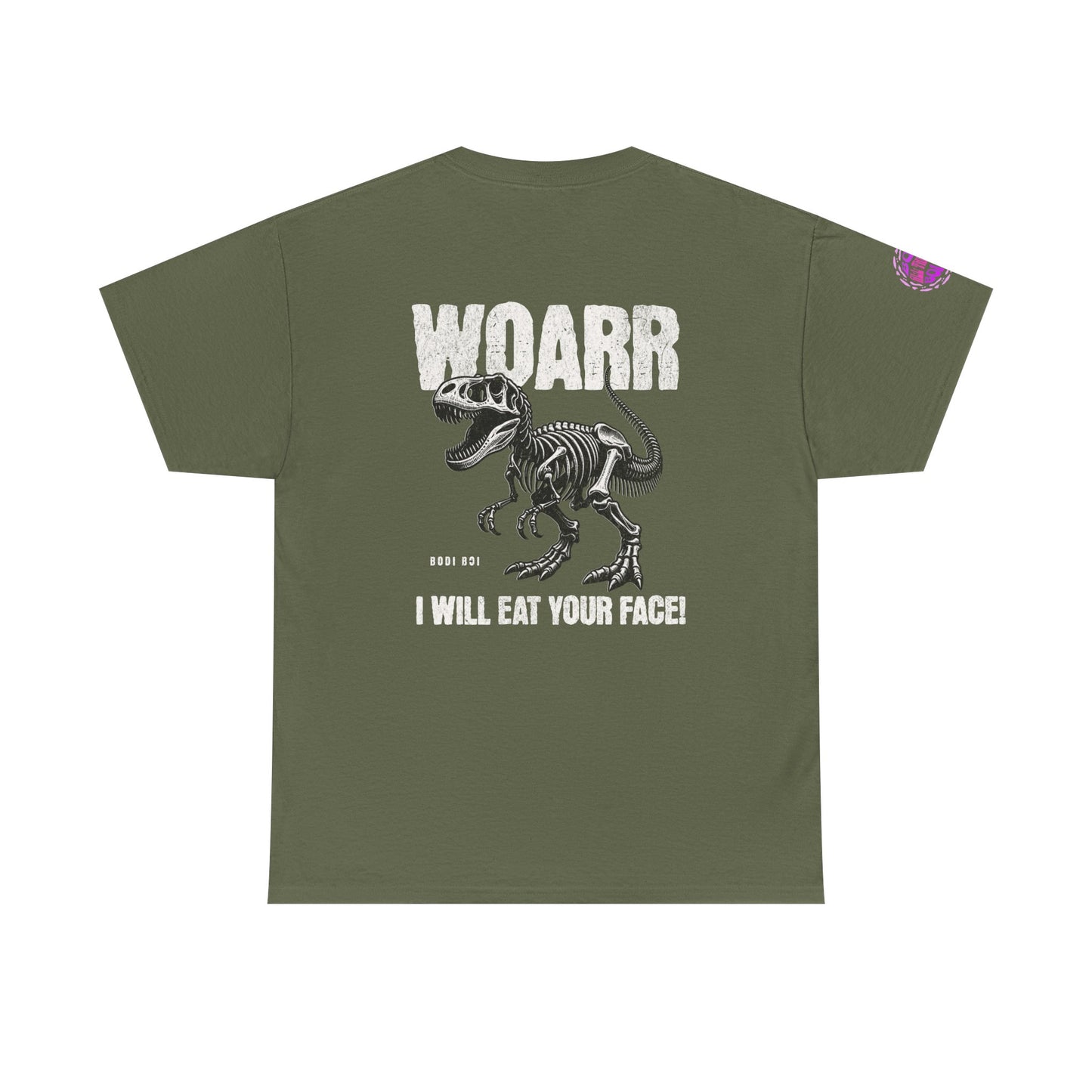 Cool Unisex Heavy Cotton Tee - Dinosaur Graphic Tee, Perfect Gift for Kids and Adults, Funny Tee for Birthdays, Halloween, Casual Wear