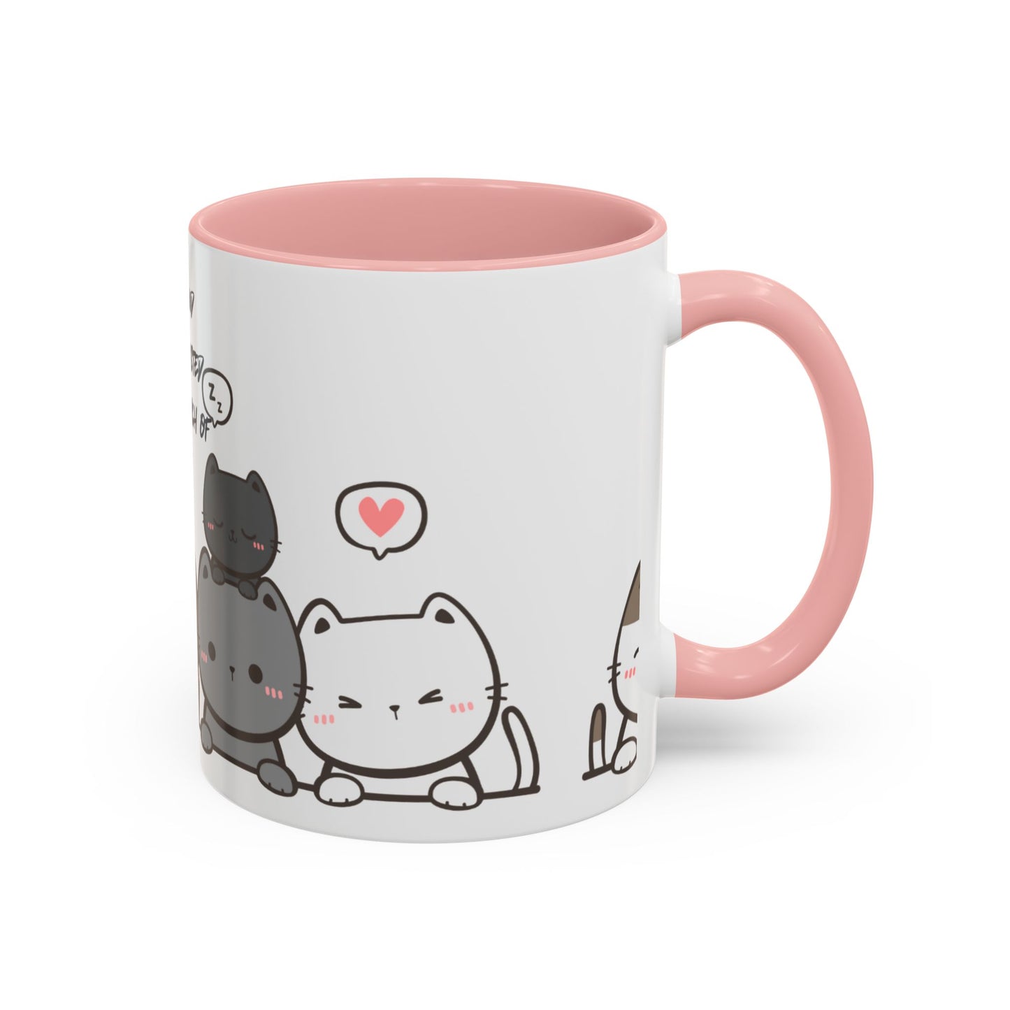 Cute Cat Quote Coffee Mug, Cat Lover Gift, Fun Kitchen Decor, Office Mug, Gift for Cat Moms, Whimsical Cat Theme
