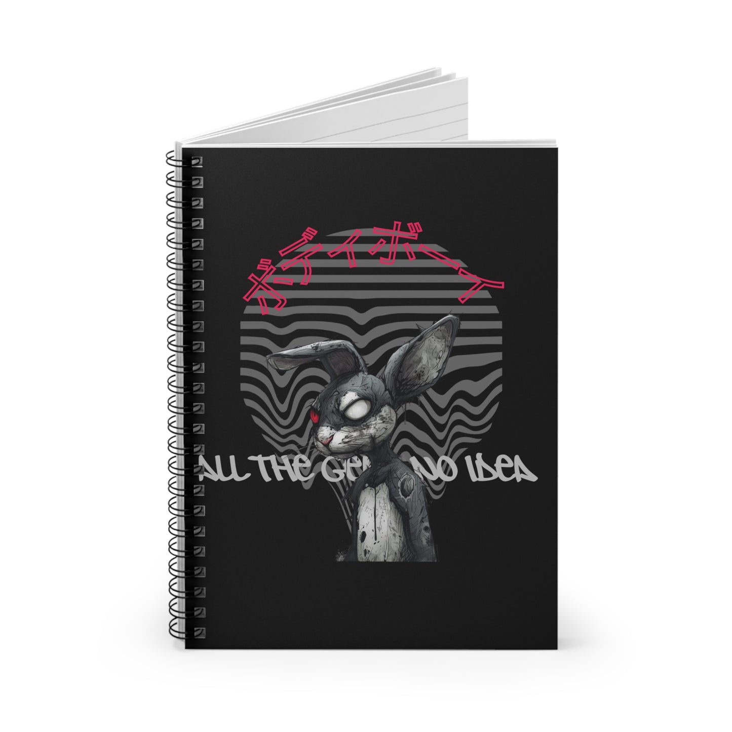 Dark Fantasy Spiral Notebook - Unique Notebook for Artists, Creatives, Journaling, Sketching, Gifts, Planning, Inspiration