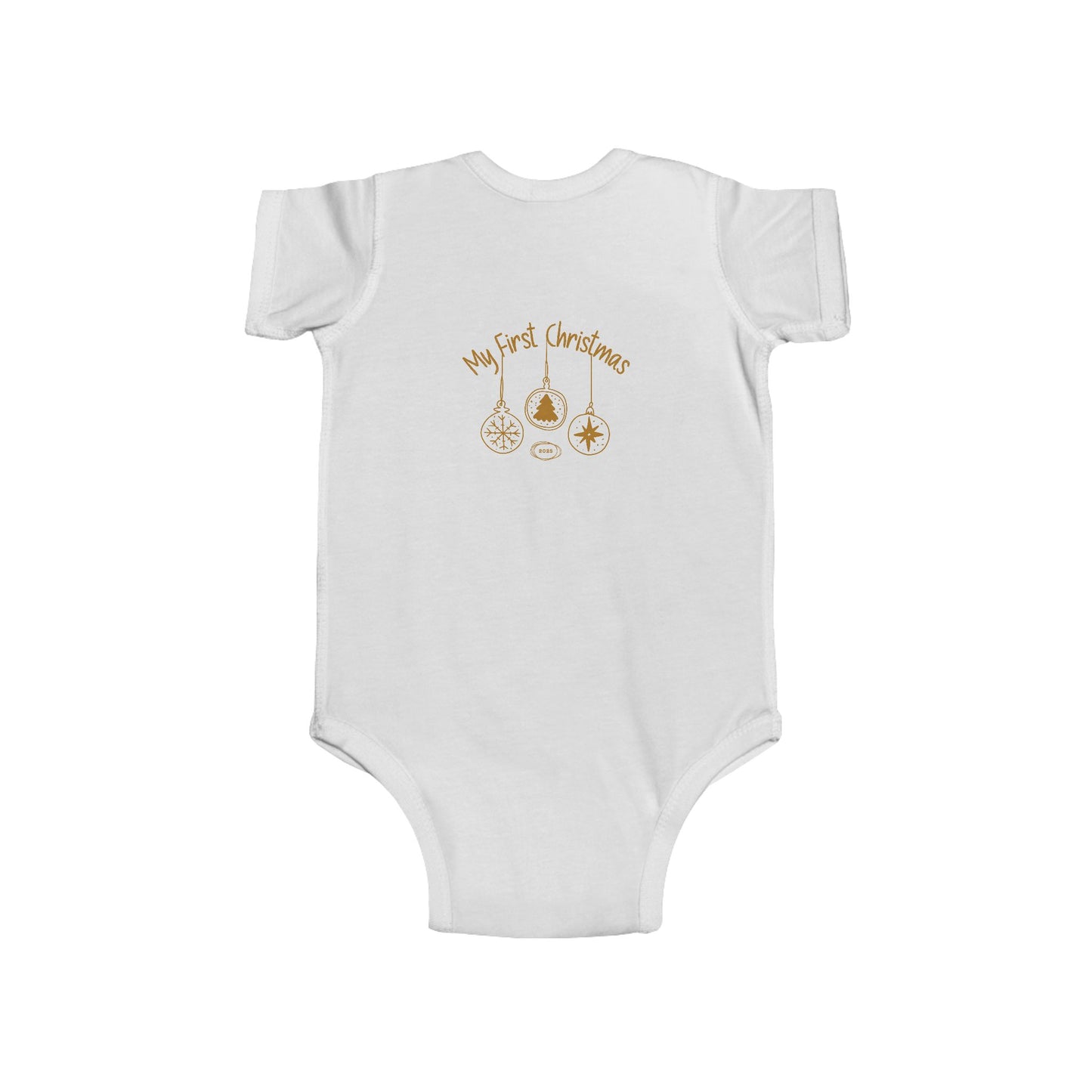 Infant Christmas Bodysuit, Baby Holiday Outfit, First Christmas Gift, Cute Baby Clothes, Baby Shower Present