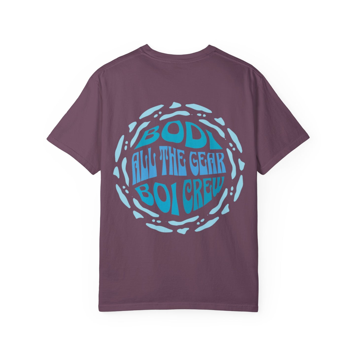 Bodi Gear Crew T-Shirt | Unisex Casual Graphic Tee for Outdoor Adventures, Gift for Him, Retro Style, Summer Vibe, Relaxed Fit