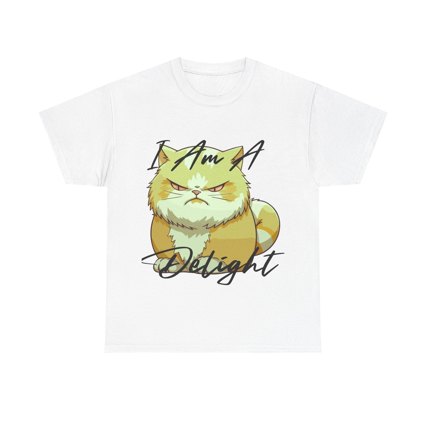 Funny Cat I'm a delight T-Shirt for Animal Lovers, Comfortable Cotton Tee, Gift for Cat Owners, Perfect for Casual Wear, I Am A Delight Tee, Gift [...]