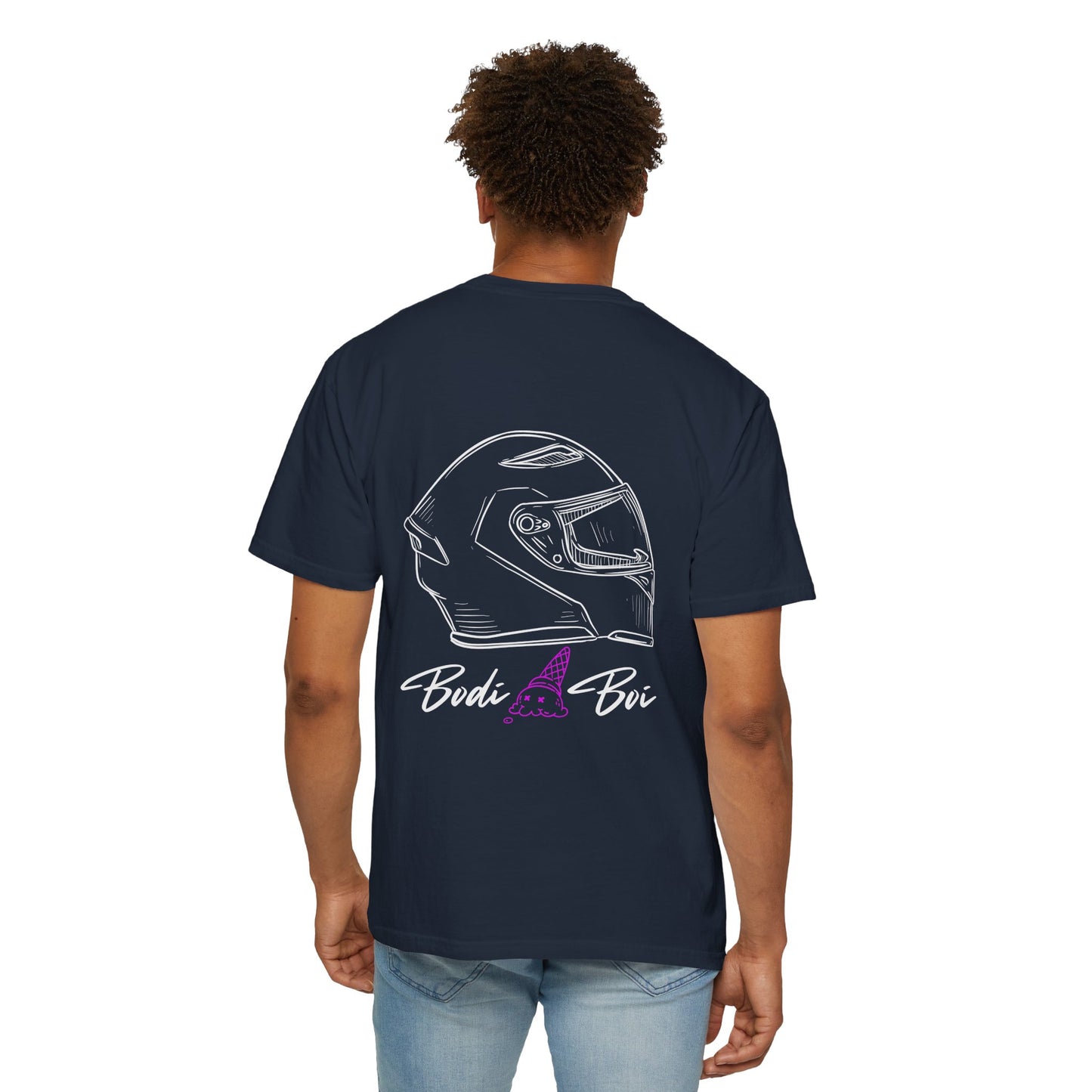 Unisex Garment-Dyed T-Shirt with Bodi Boi Design | Casual Wear, Gift for Motorcyclists, Unique Graphic Tee, Birthday Present, [...]