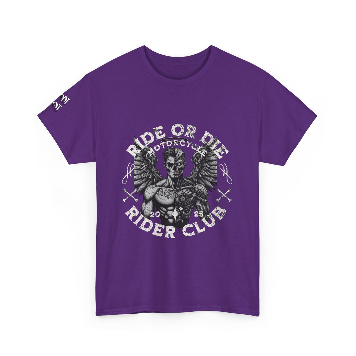 Ride or Die Motorcycle Unisex Heavy Cotton Tee, Biker Shirt, Motorcycle Club Apparel, Gift for Bikers, Casual Wear
