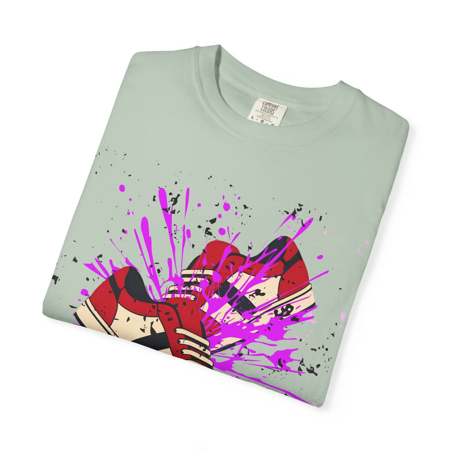 Sneaker Splash Unisex T-Shirt | Vibrant Graphic Tee | Streetwear Style | Perfect for Gift Giving | Hip-Hop Fashion | Casual Wear