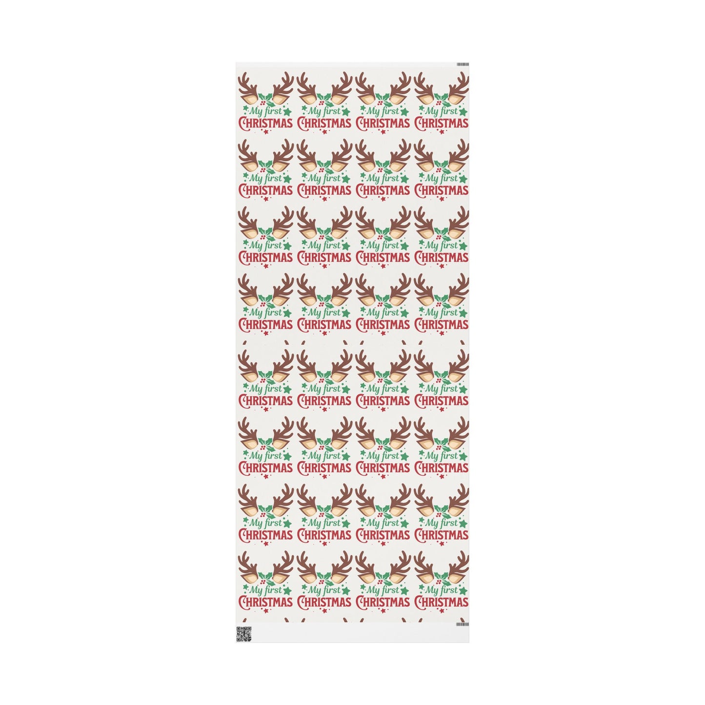 First xmas, Christmas Wrapping, Eco-Friendly Gift Wrap, Seasonal Paper, Unique Gift Packaging